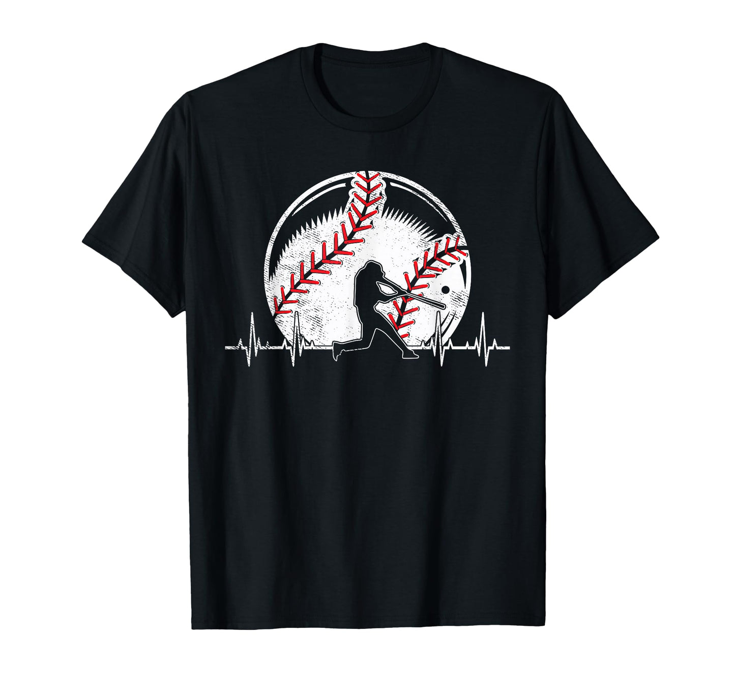Baseball Heartbeat Gifts Who Love T-Shirt - Streetwear Style Men Women - T-Shirt, Sweatshirt, Hoodie