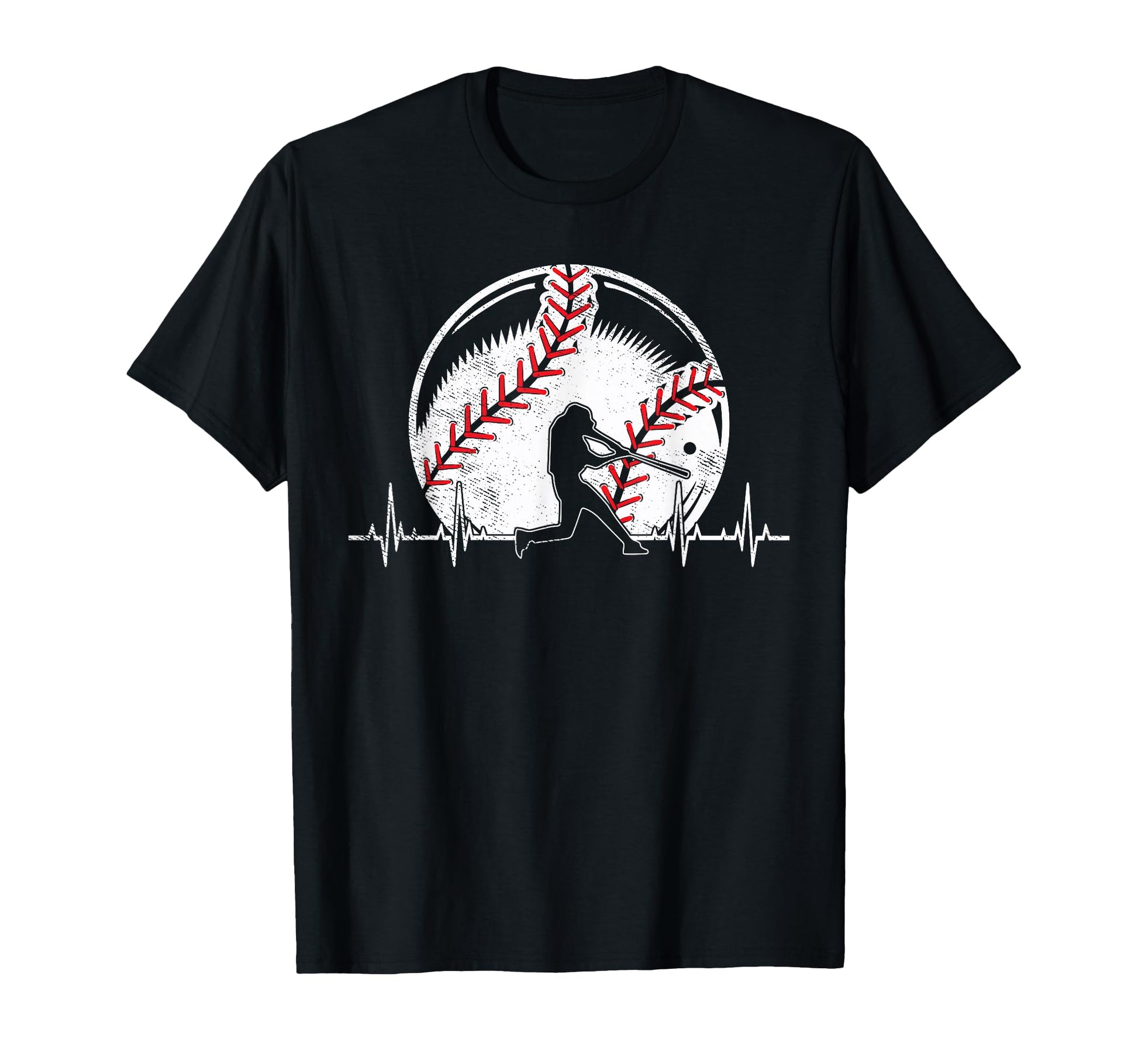 Baseball Heartbeat Gifts Who Love T-Shirt - Streetwear Style Men Women - T-Shirt, Sweatshirt, Hoodie