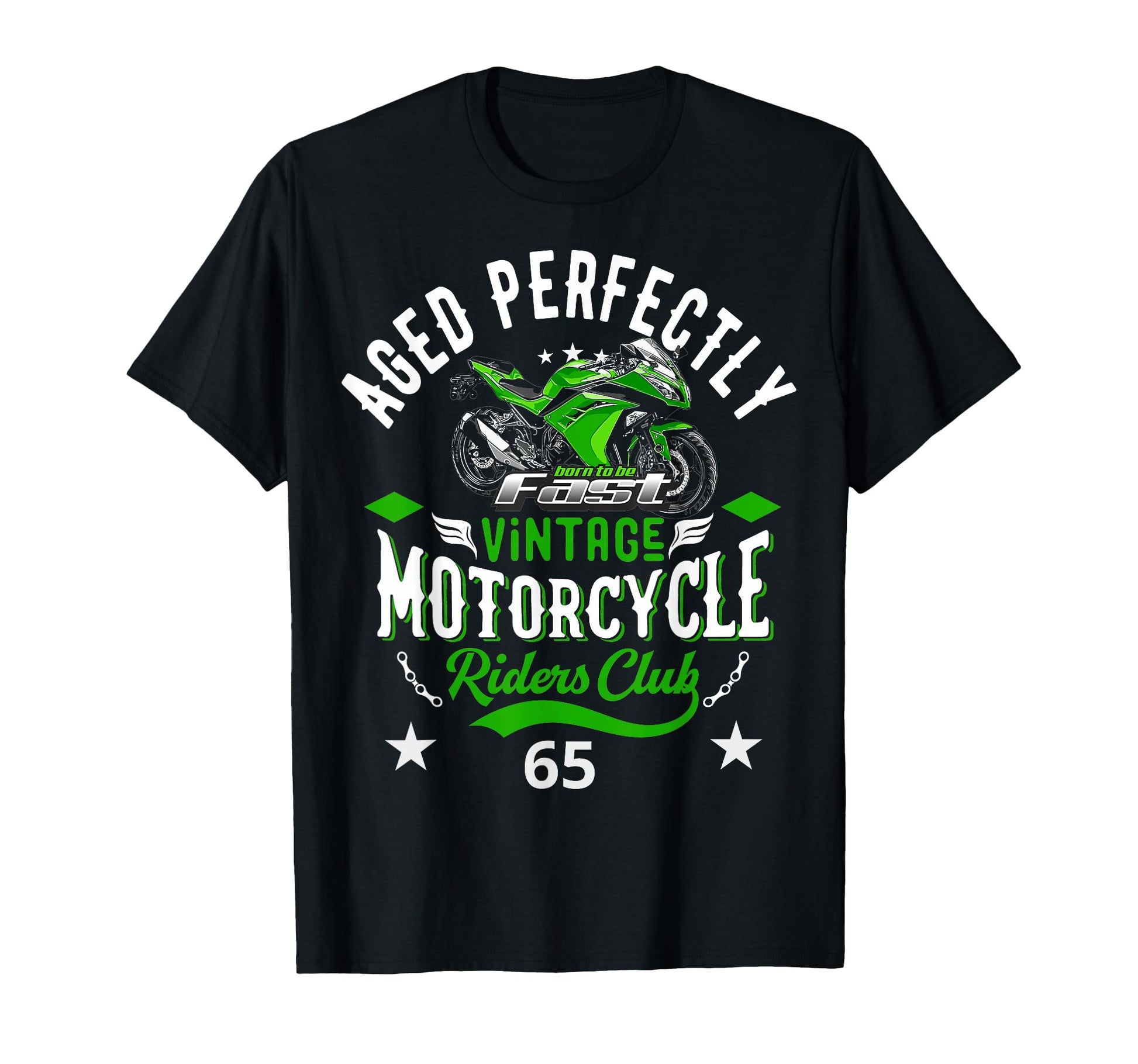 65Th Birthday Biker Gift Motorcycle T-Shirt - Unique Graphic for Adults - T-Shirt, Sweatshirt, Hoodie