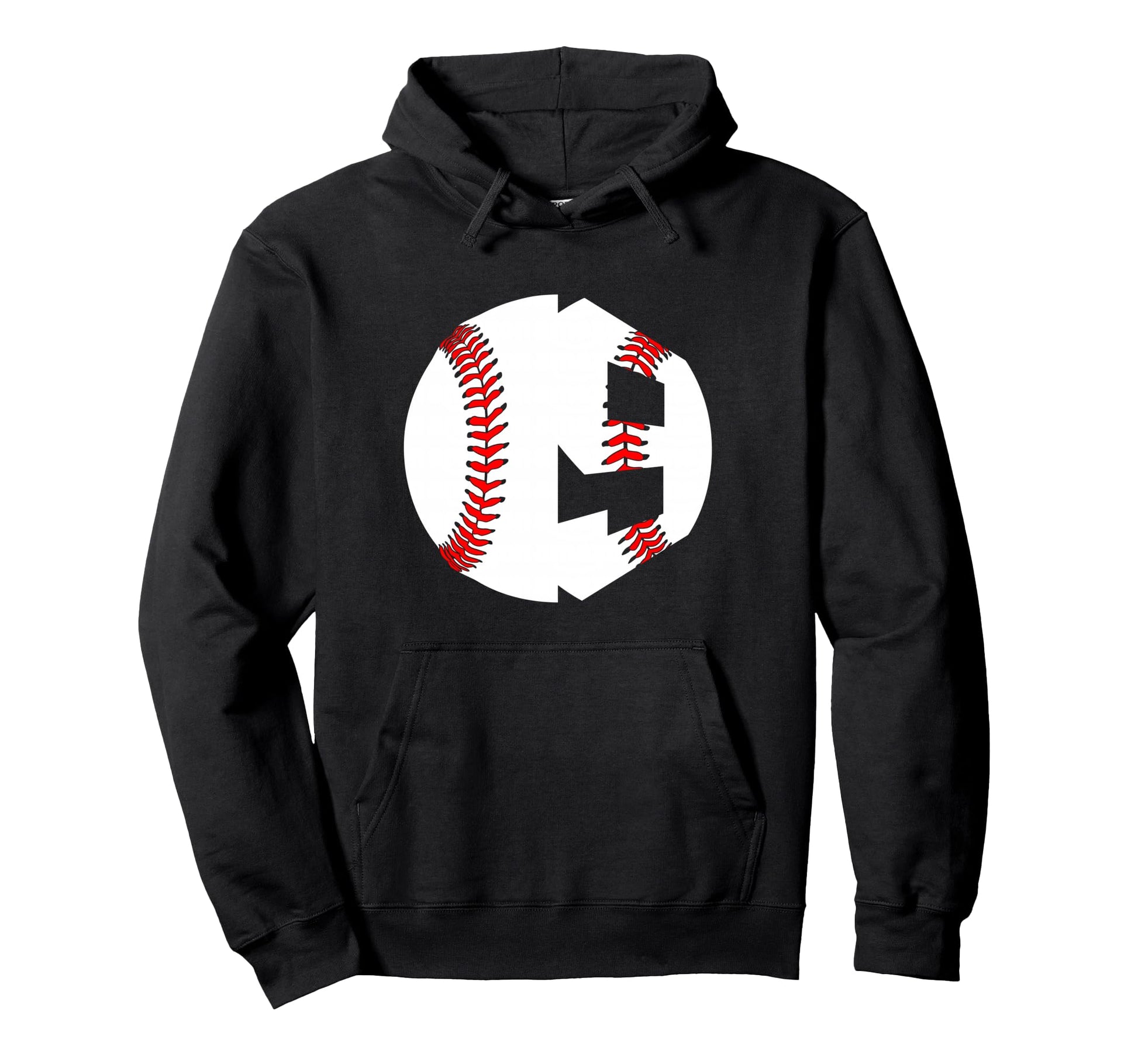 Number 9 Years Baseball 9Th Birthday Hoodie - Trendy Graphic Men Women - T-Shirt, Sweatshirt, Hoodie