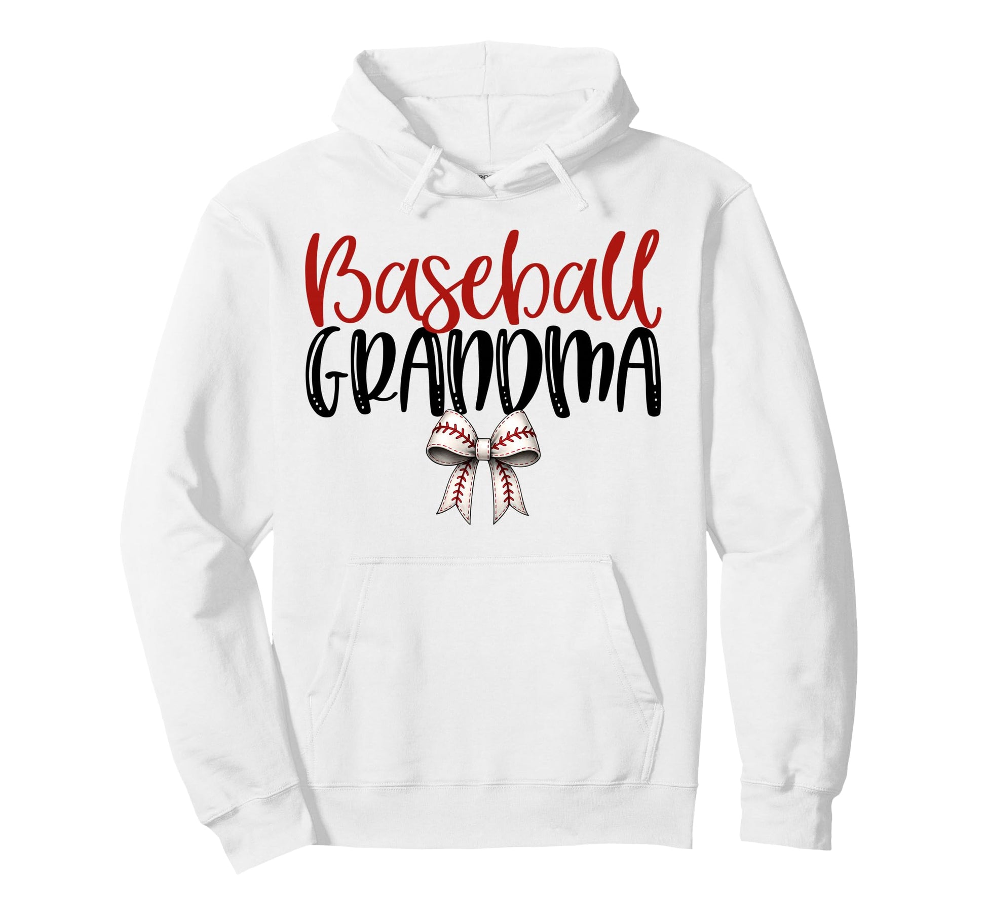 Baseball Bonus Mom Coquette Bow Hoodie - Fun Novelty Design for Adults - T-Shirt, Sweatshirt, Hoodie