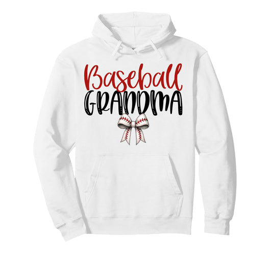 Baseball Bonus Mom Coquette Bow Hoodie - Fun Novelty Design for Adults - T-Shirt, Sweatshirt, Hoodie