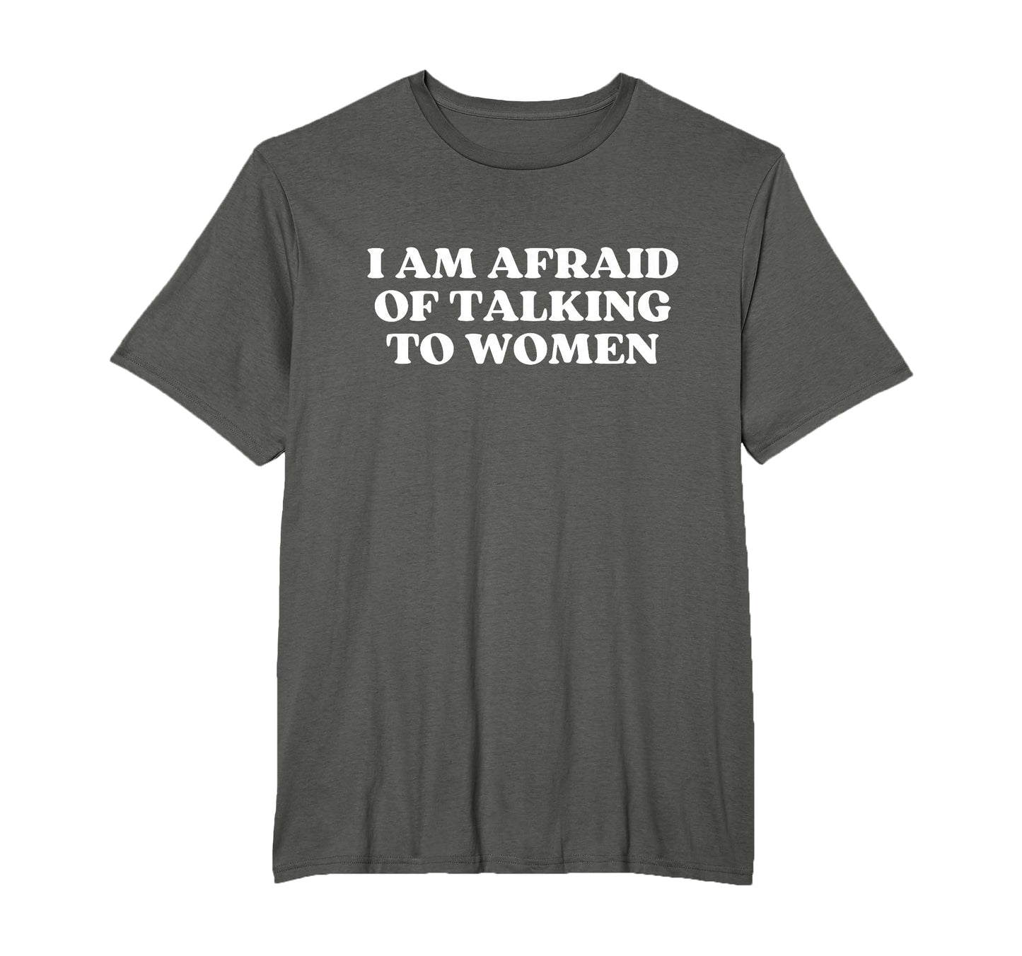 I Am Afraid Talking To Y2K Aesthetic T-Shirt - Graphic Print Unisex - T-Shirt, Sweatshirt, Hoodie