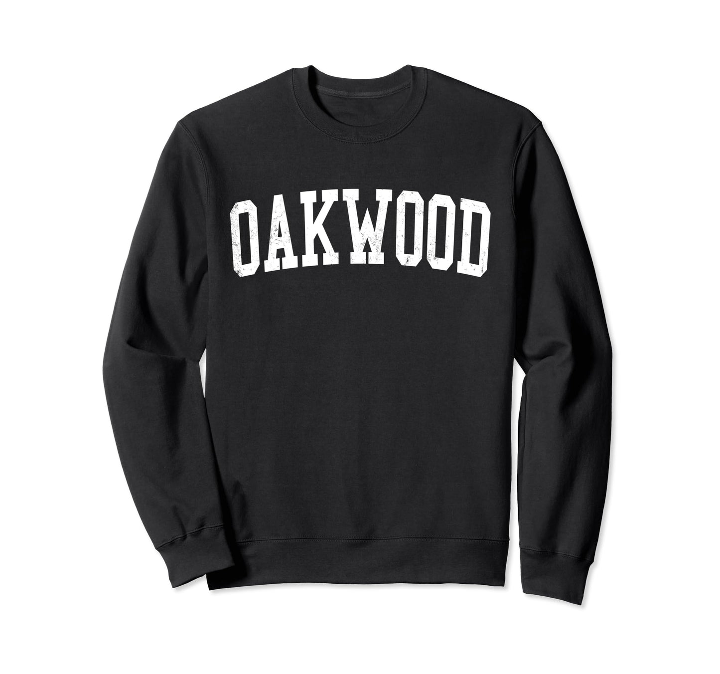 Oakwood Oh Distressed White Sweatshirt - Streetwear Style for Adults - T-Shirt, Sweatshirt, Hoodie