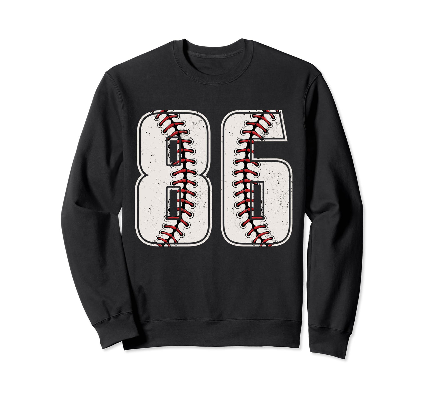 Baseball Player Number 86 Eighty Six Sweatshirt - Graphic Print for Adults - T-Shirt, Sweatshirt, Hoodie