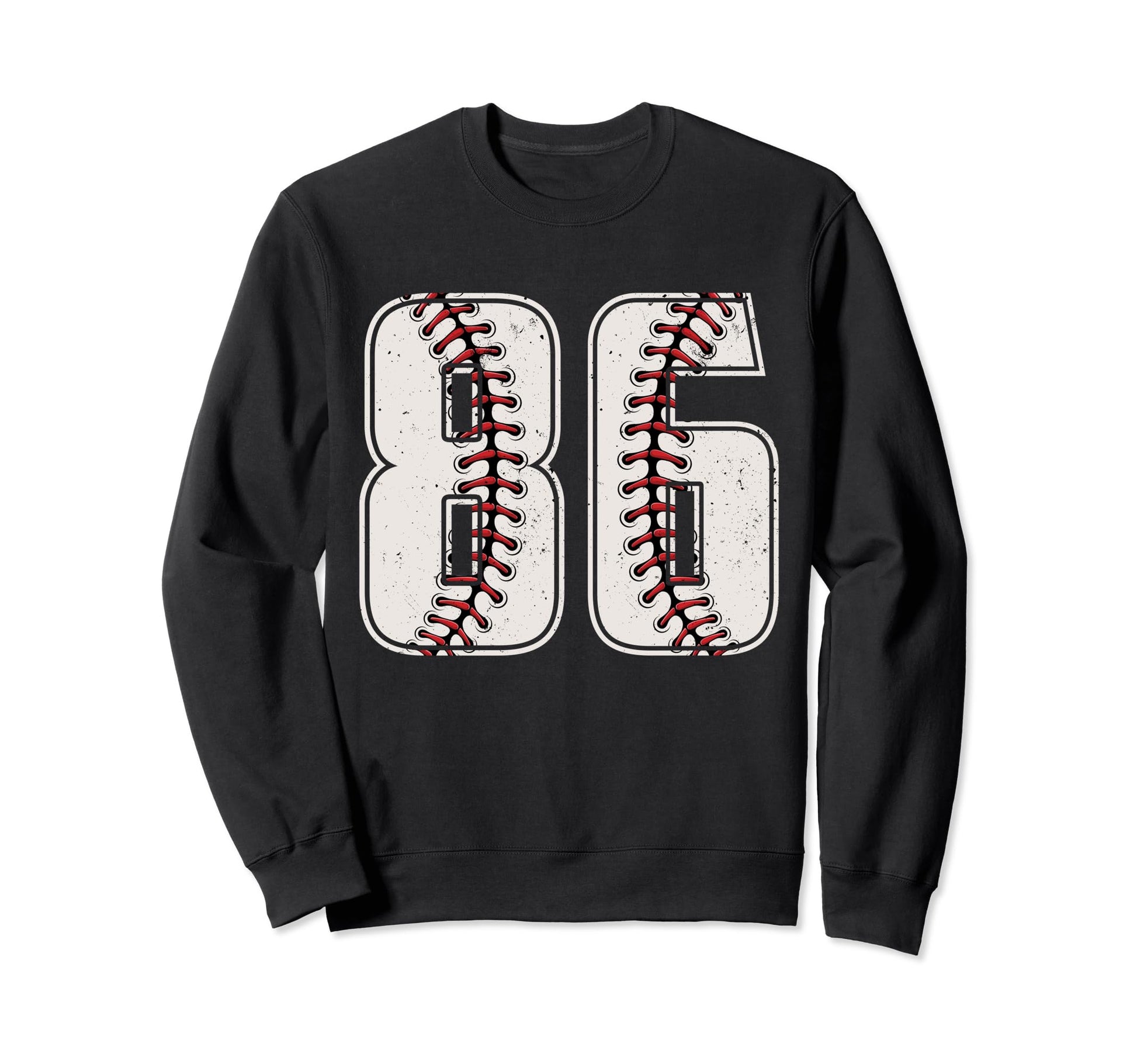 Baseball Player Number 86 Eighty Six Sweatshirt - Graphic Print for Adults - T-Shirt, Sweatshirt, Hoodie