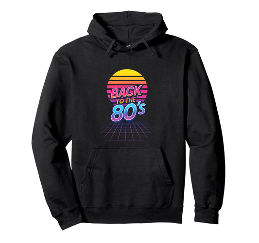 Back To 80S Nostalgia Music Hoodie - Trendy Graphic Men Women - T-Shirt, Sweatshirt, Hoodie