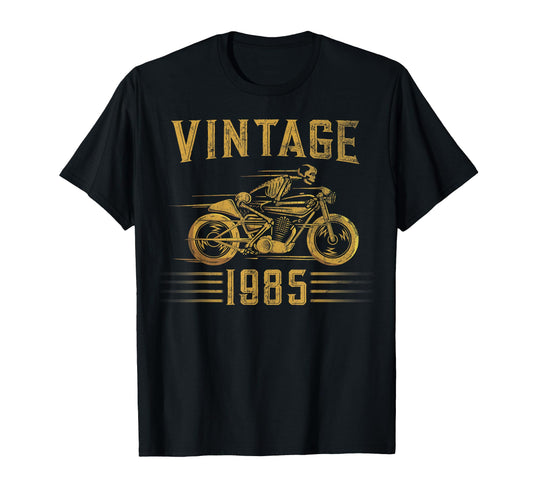 1985 Biker Motorcycle T-Shirt - Trendy Graphic Men Women - T-Shirt, Sweatshirt, Hoodie