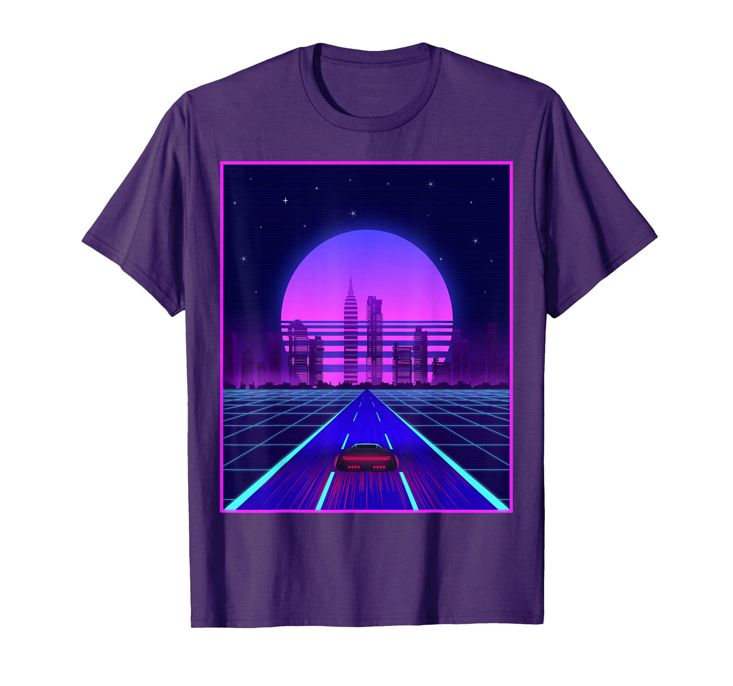 Vaporwave Synthwave Car Outrun T-Shirt - Streetwear Style for Adults - T-Shirt, Sweatshirt, Hoodie