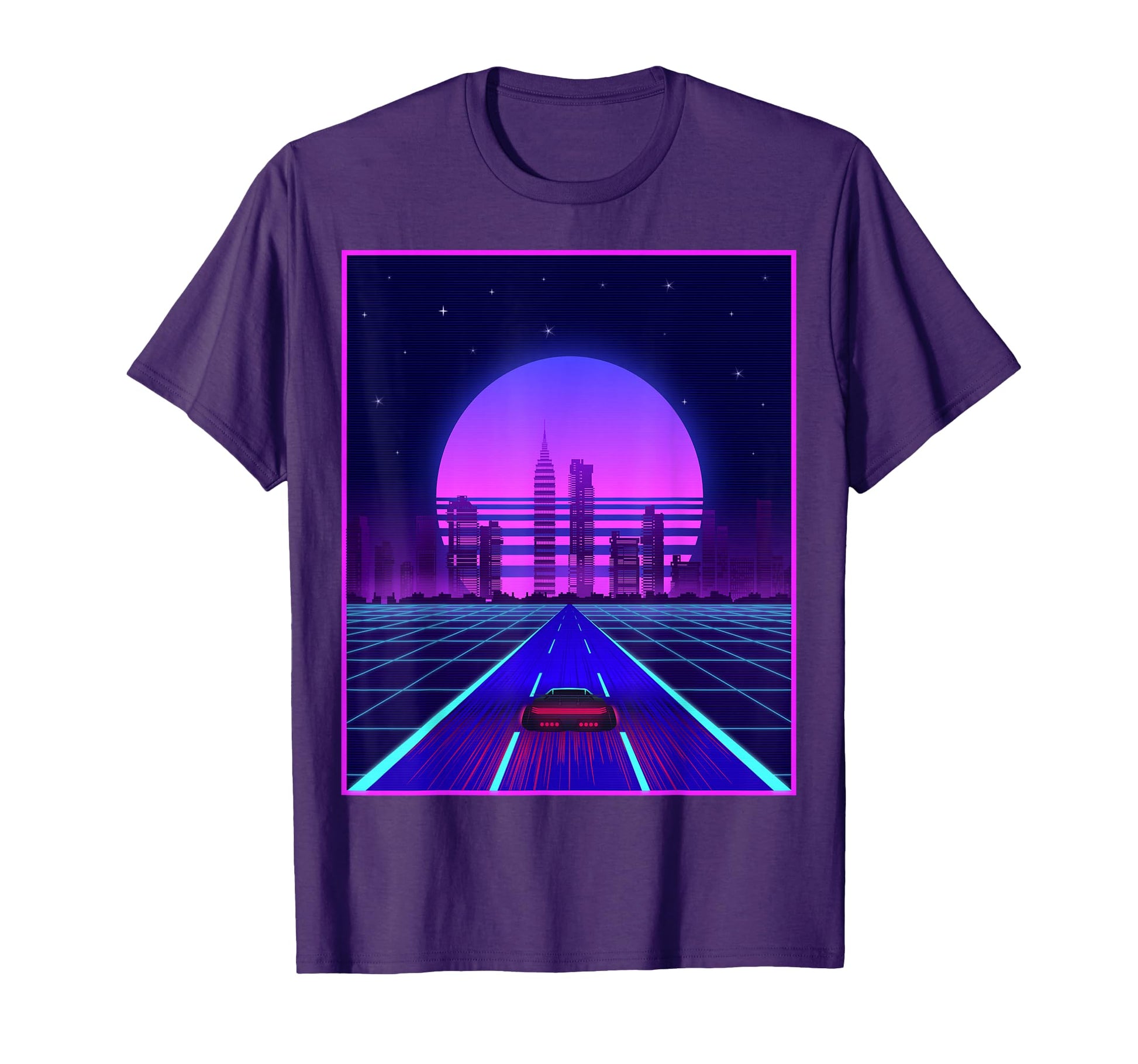 Vaporwave Synthwave Car Outrun T-Shirt - Streetwear Style for Adults - T-Shirt, Sweatshirt, Hoodie
