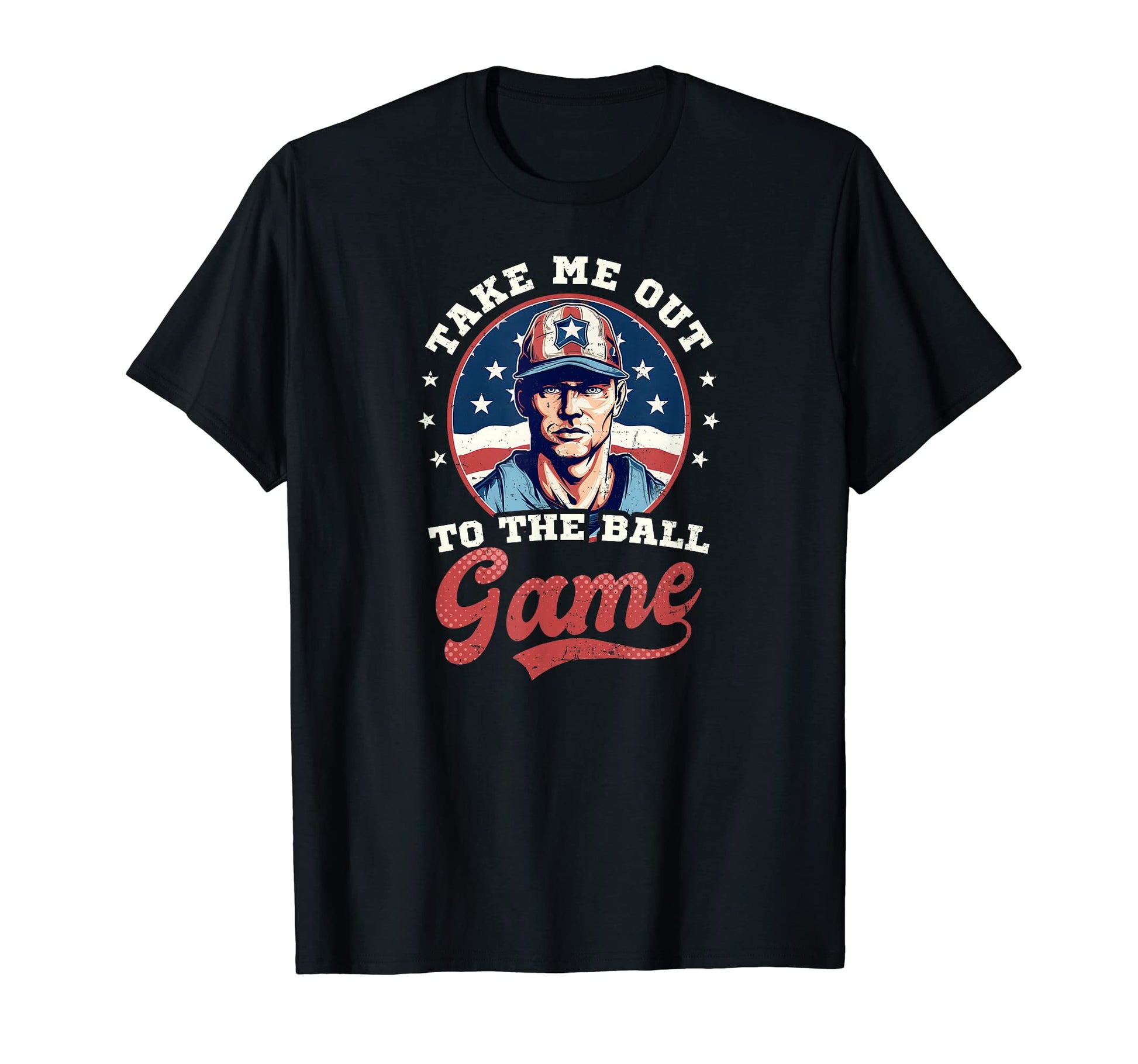 Take Out To Ball Game 4Th July T-Shirt - Aesthetic Graphic Men Women - T-Shirt, Sweatshirt, Hoodie