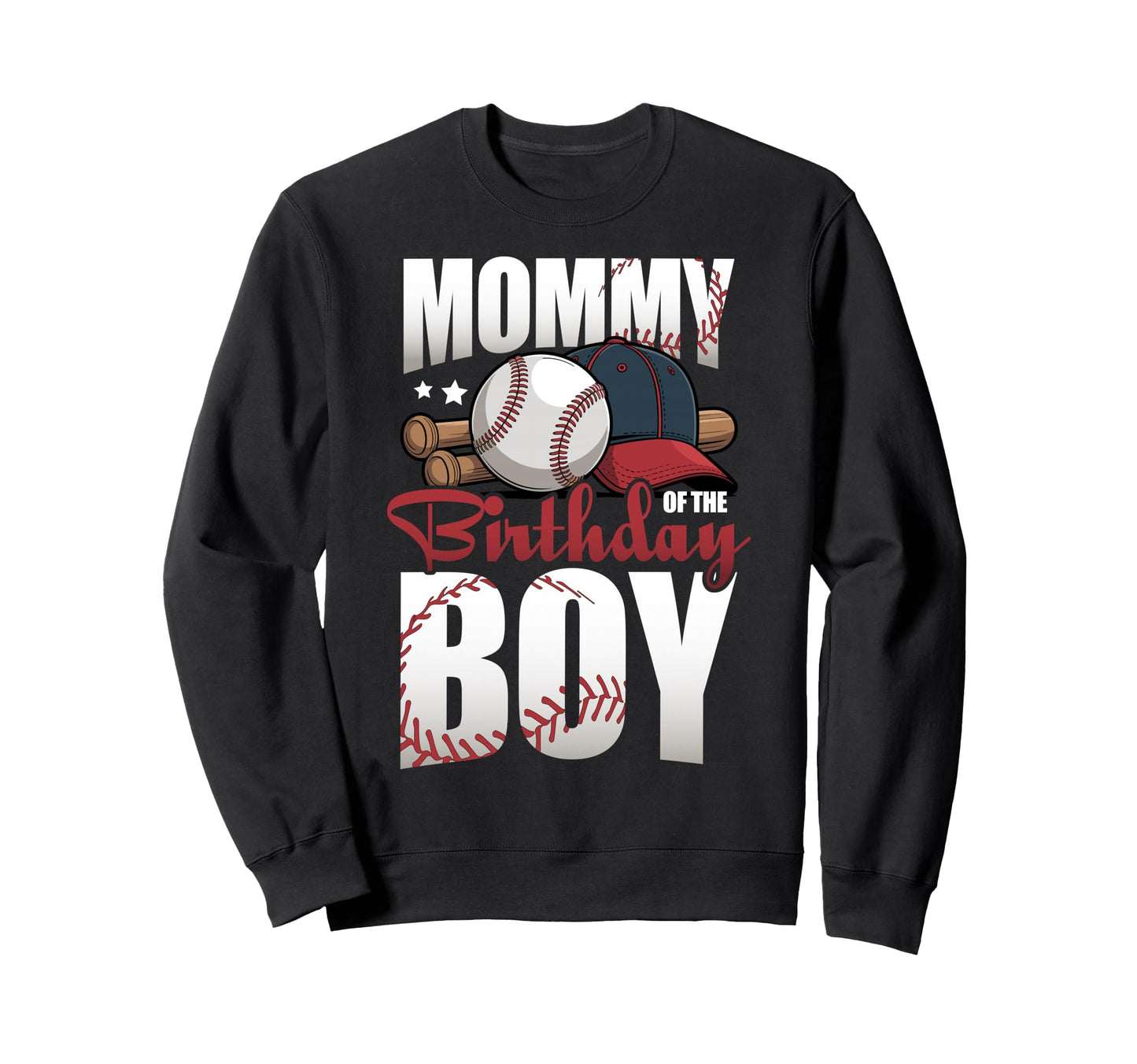 Mommy Birthday Matching Baseball Sweatshirt - Streetwear Style for Adults - T-Shirt, Sweatshirt, Hoodie