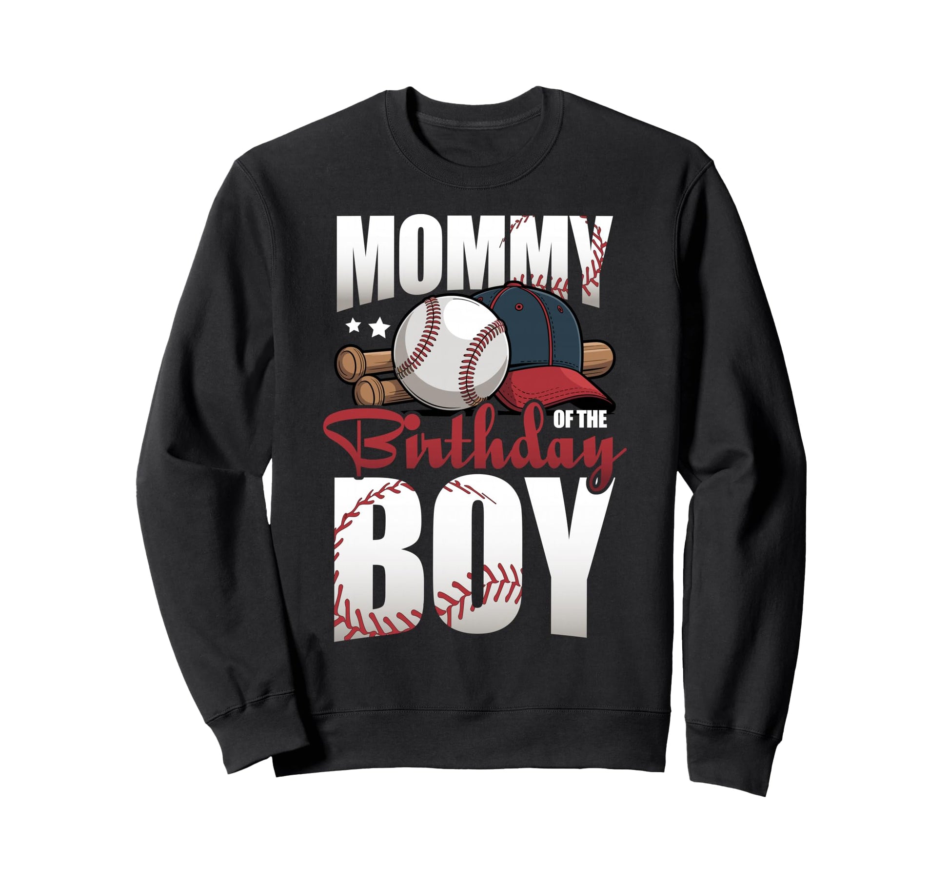 Mommy Birthday Matching Baseball Sweatshirt - Streetwear Style for Adults - T-Shirt, Sweatshirt, Hoodie