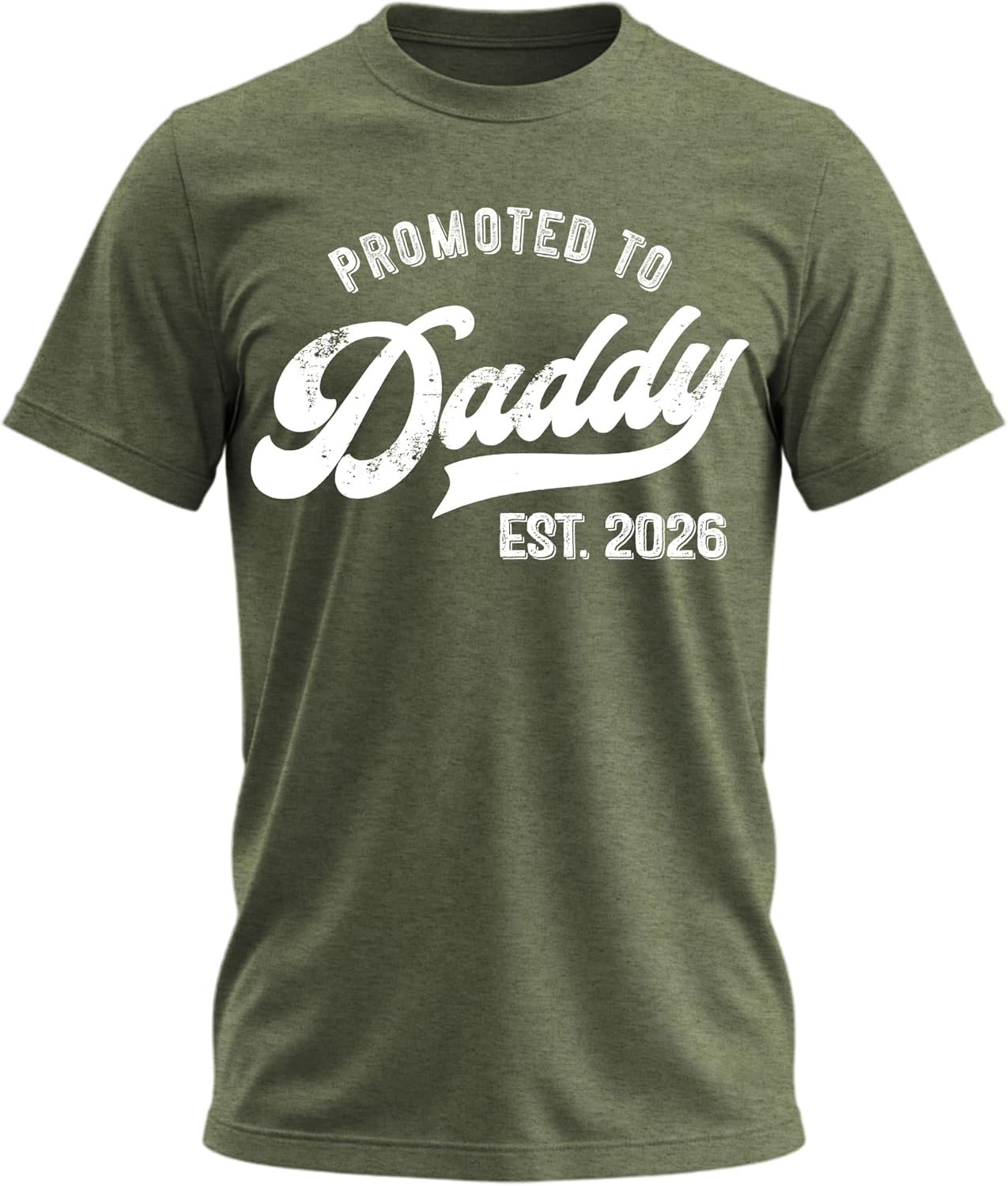 Promoted to Daddy 2026 Funny Dad Be Baby Announcement - Adult & Kids T-Shirts, Sweatshirts & Hoodies apparel design preview 1
