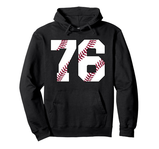 Baseball 1950 76Th Birthday 76 Years Old Hoodie - Unique Graphic for Adults - T-Shirt, Sweatshirt, Hoodie