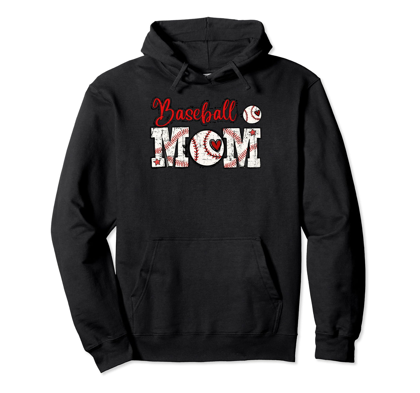 Baseball Mom Mothers Day Mama Mother Hoodie - Aesthetic Graphic Unisex - T-Shirt, Sweatshirt, Hoodie