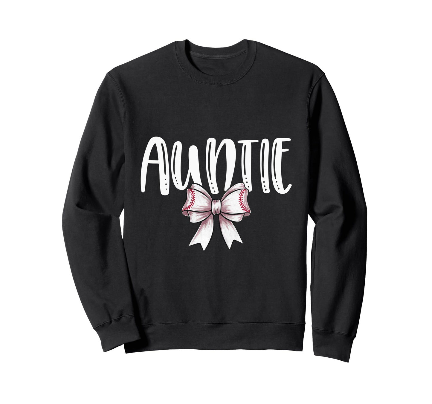 Coquette Baseball Auntie Spirit Sweatshirt - Casual Everyday Wear Men Women - T-Shirt, Sweatshirt, Hoodie