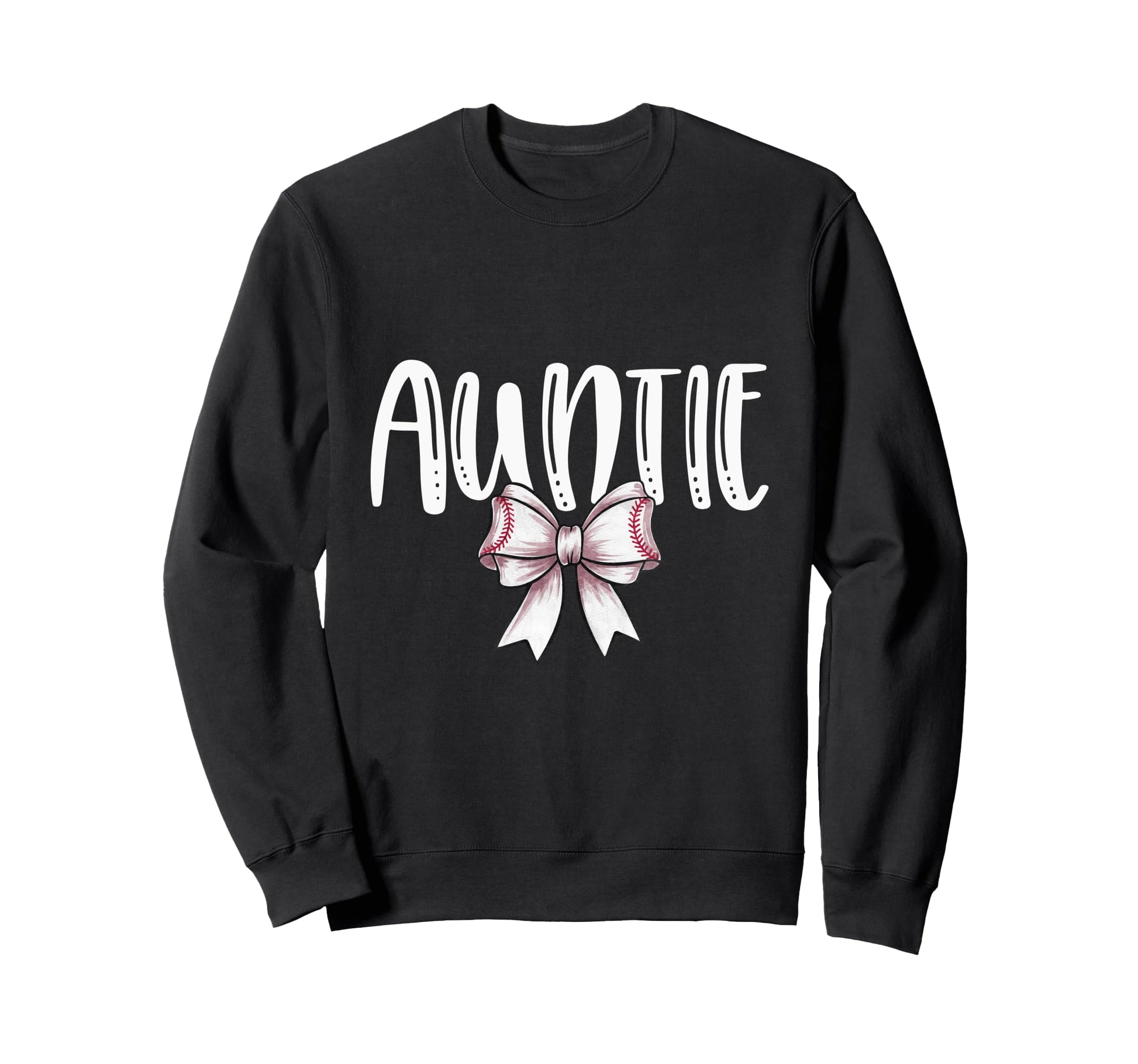 Coquette Baseball Auntie Spirit Sweatshirt - Casual Everyday Wear Men Women - T-Shirt, Sweatshirt, Hoodie