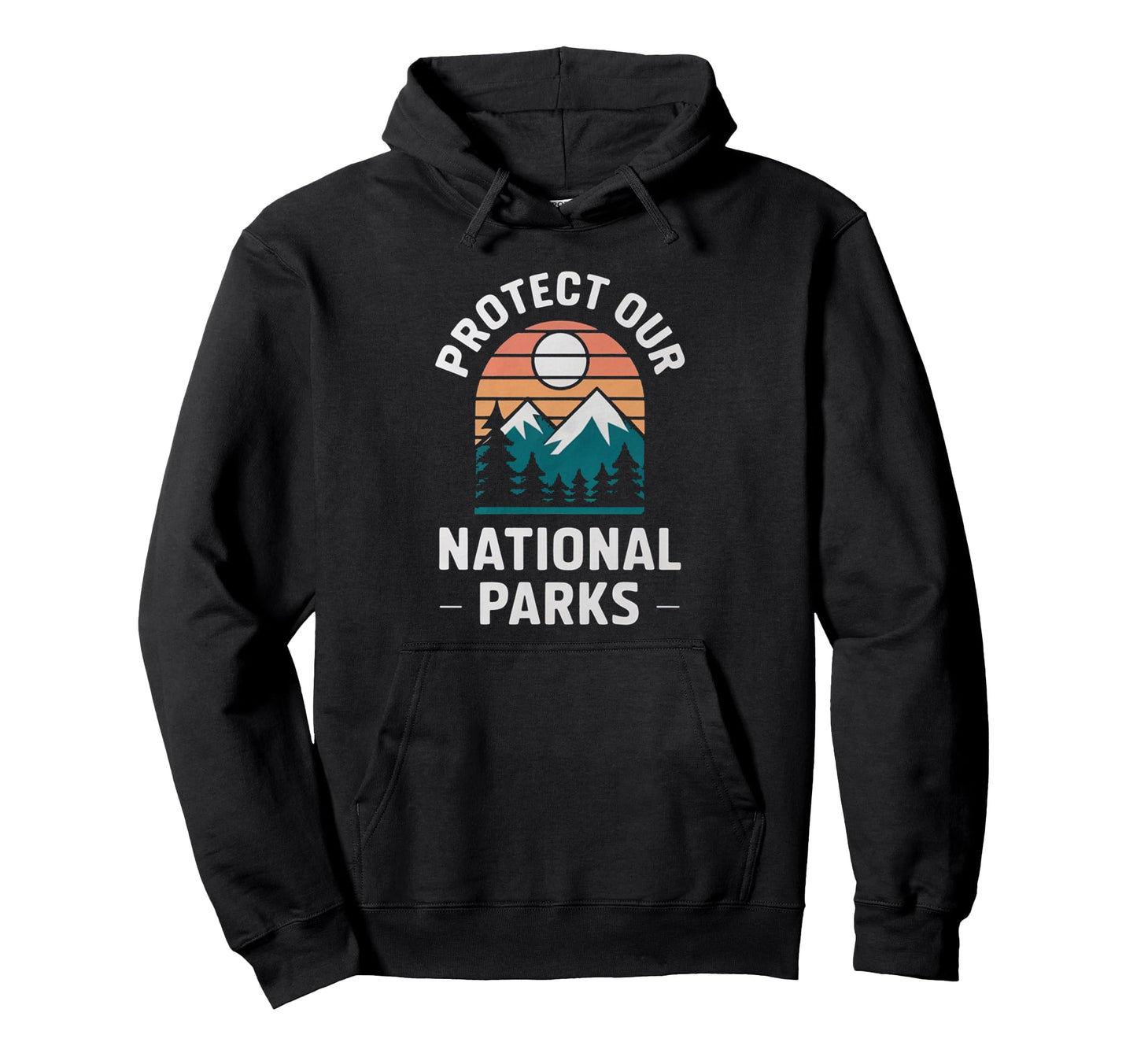 Protect Our National Parks Vinatge Hoodie - Novelty Apparel for Adults - T-Shirt, Sweatshirt, Hoodie