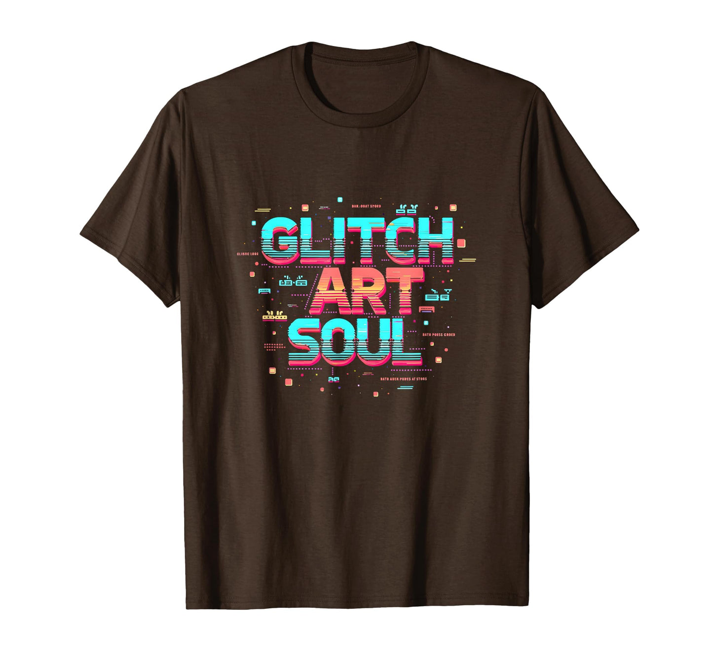 Y2K Glitch Art Soul Domo Digital T-Shirt - Unique Graphic for Adults - T-Shirt, Sweatshirt, Hoodie