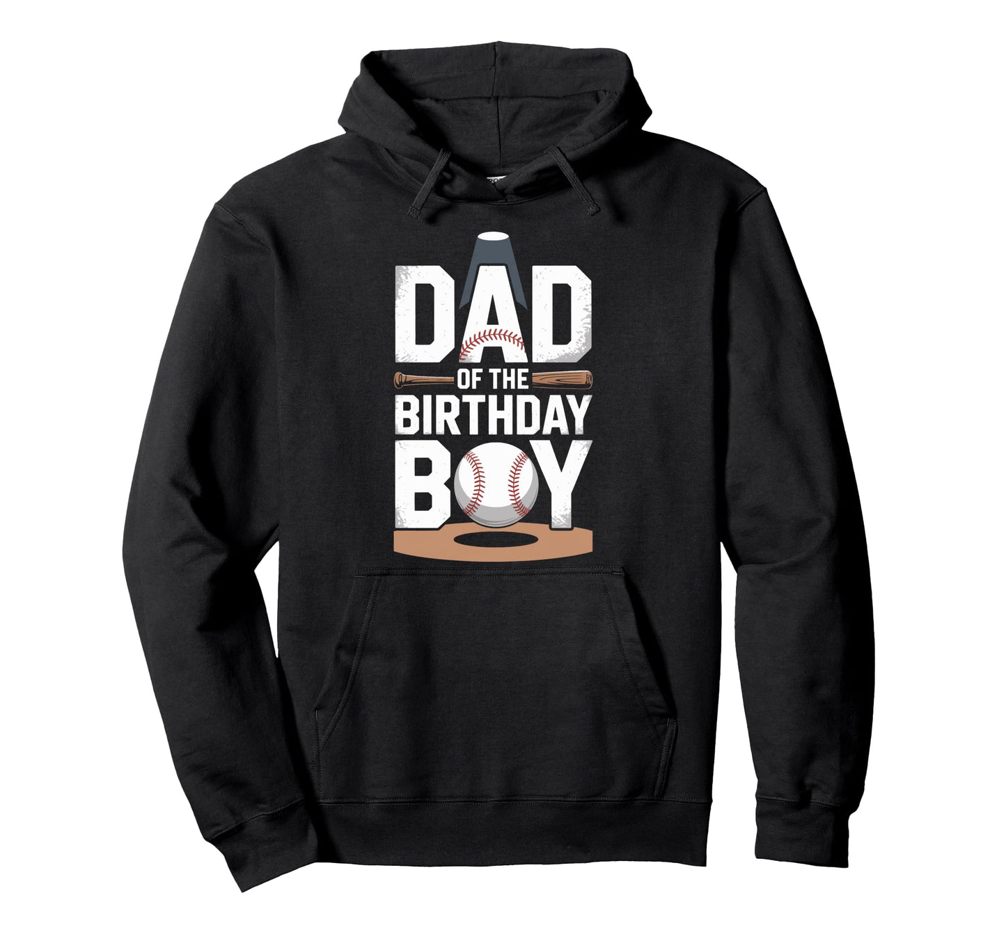 Baseball Dad Birthday Sports Theme Hoodie - Fun Novelty Design Unisex - T-Shirt, Sweatshirt, Hoodie