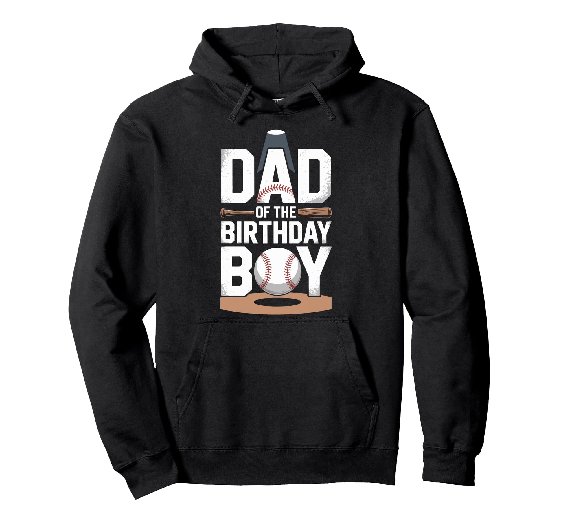 Baseball Dad Birthday Sports Theme Hoodie - Fun Novelty Design Unisex - T-Shirt, Sweatshirt, Hoodie