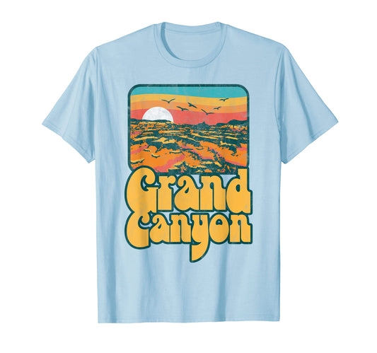 80S Grand Canyon National Park T-Shirt - Aesthetic Graphic for Adults - T-Shirt, Sweatshirt, Hoodie