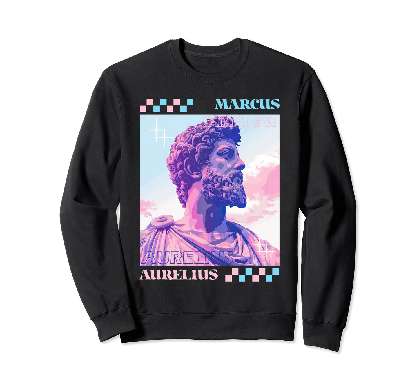 Marcus Aurelius Stoic Philosophy Sweatshirt - Custom Art Print for Adults - T-Shirt, Sweatshirt, Hoodie