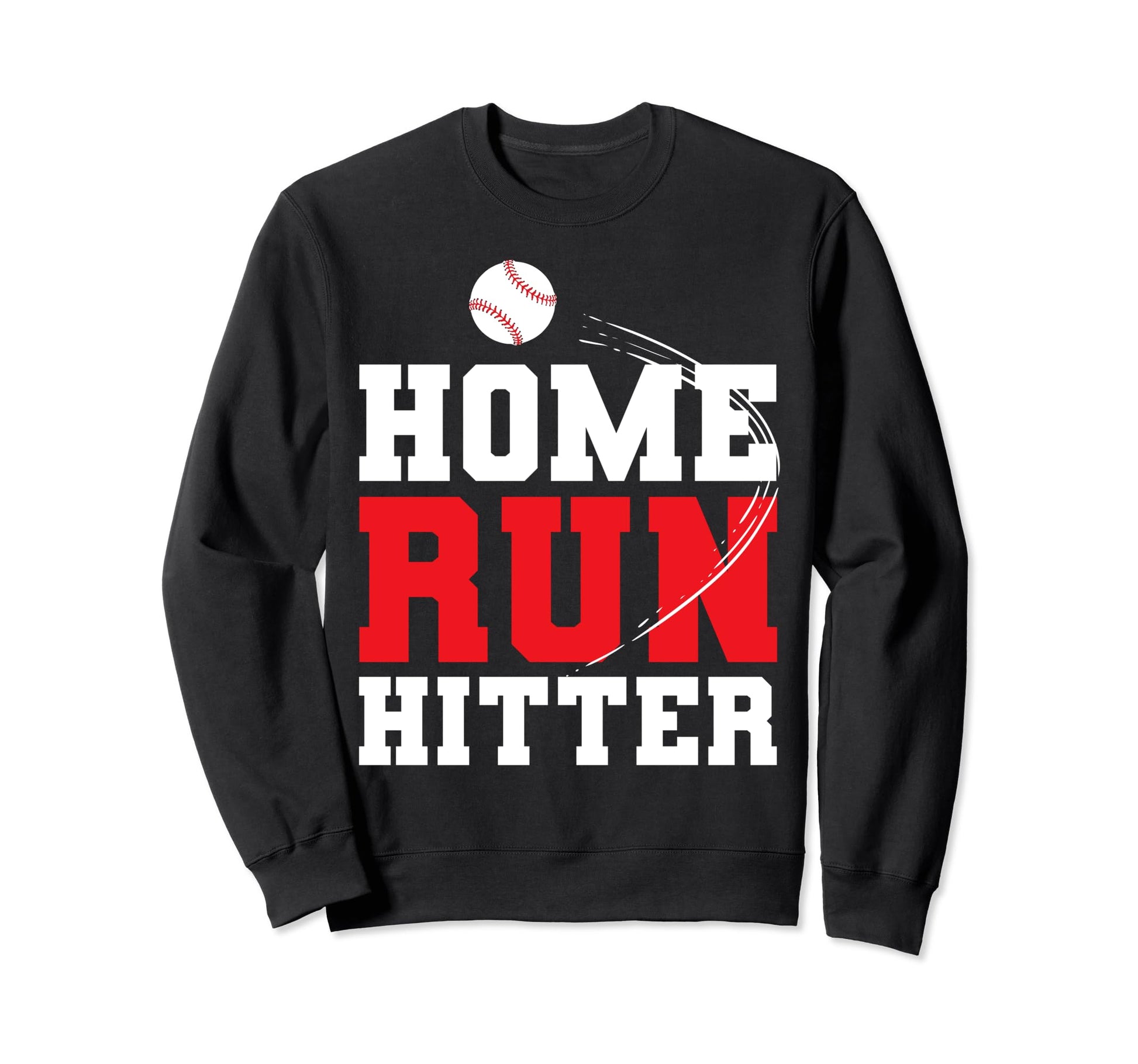 Home Run Hitter Baseball Player Sweatshirt - Custom Art Print Unisex - T-Shirt, Sweatshirt, Hoodie