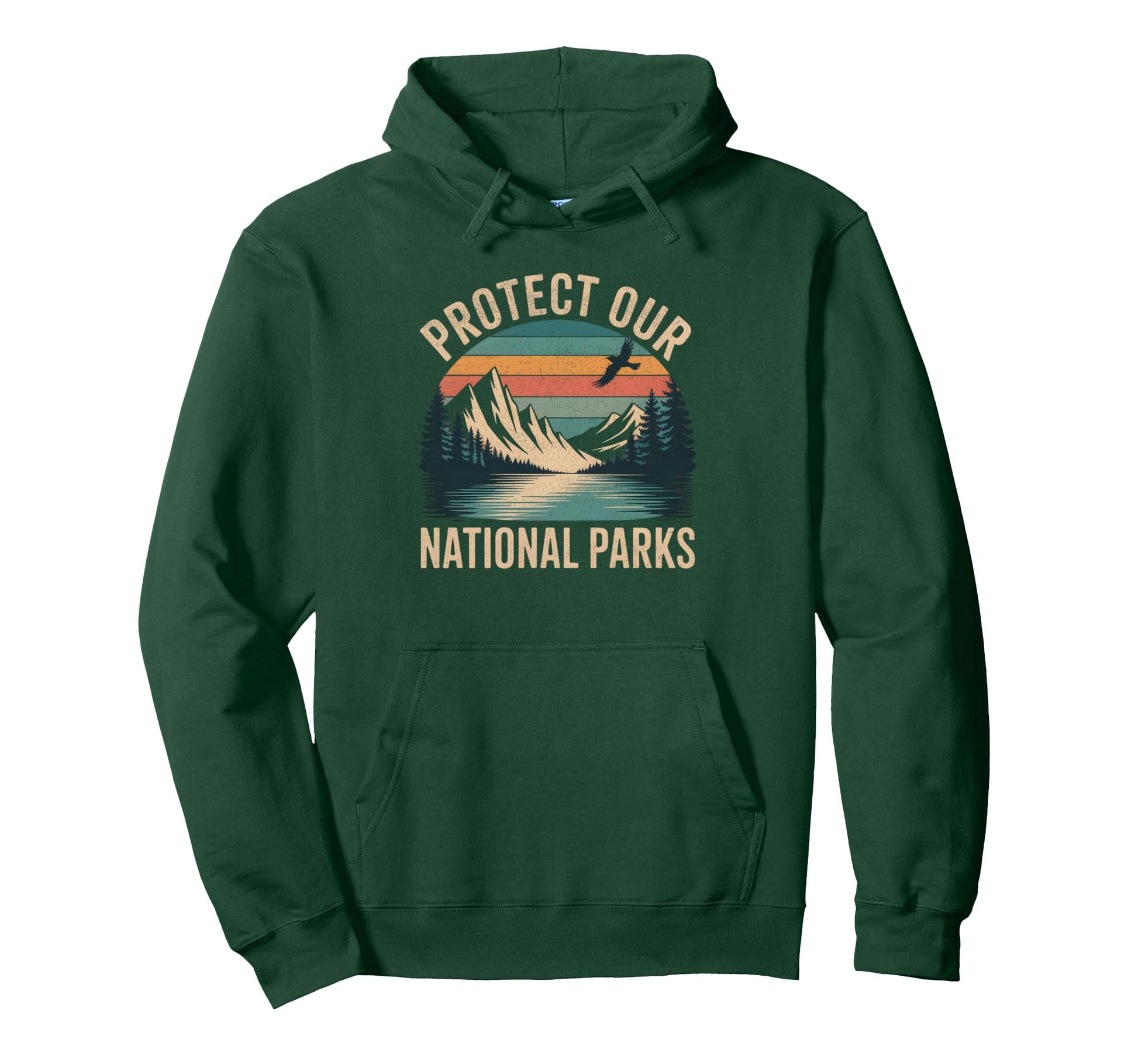 Protect Our National Parks Mountains Hoodie - Custom Art Print for Adults - T-Shirt, Sweatshirt, Hoodie