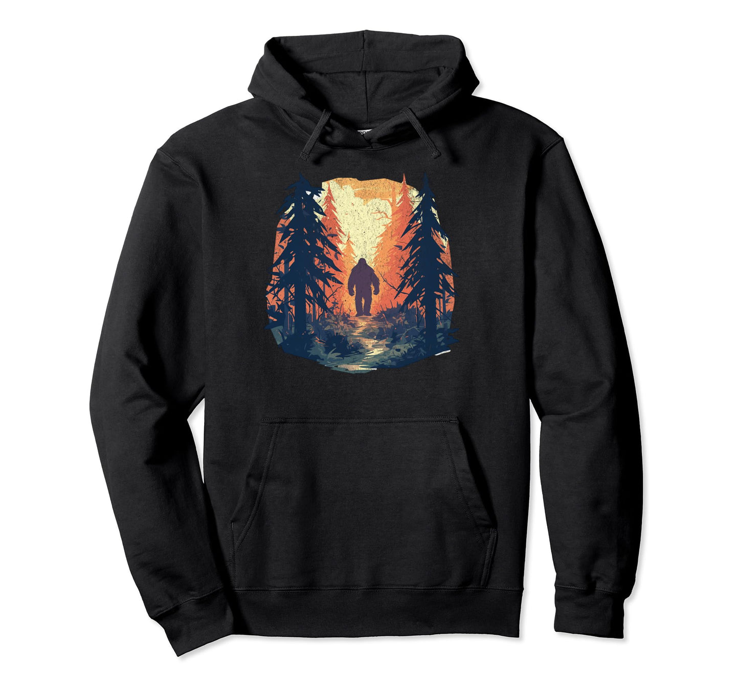 Bigfoot Sasquatch Forest National Hoodie - Casual Everyday Wear for Adults - T-Shirt, Sweatshirt, Hoodie