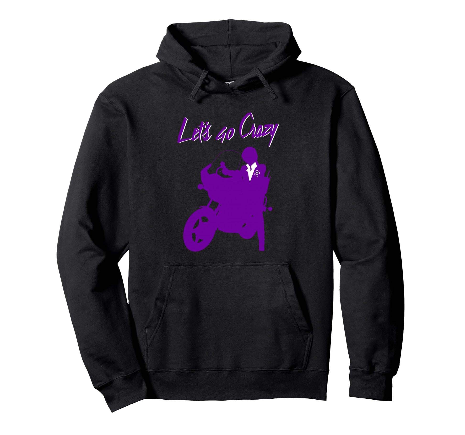 Motorcycle Lets Go Crazy Rock Gifts Hoodie - Novelty Apparel Unisex - T-Shirt, Sweatshirt, Hoodie