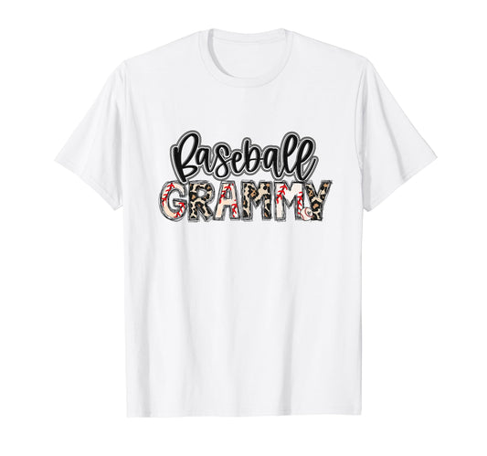 Baseball Grammy Leopard Proud Family T-Shirt - Unique Graphic Unisex - T-Shirt, Sweatshirt, Hoodie
