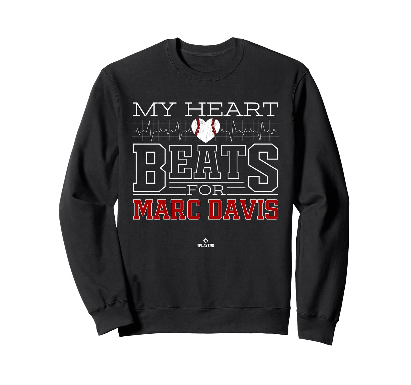 My Heart Beats Marc Davis Prospect Sweatshirt - Novelty Apparel Unisex - T-Shirt, Sweatshirt, Hoodie