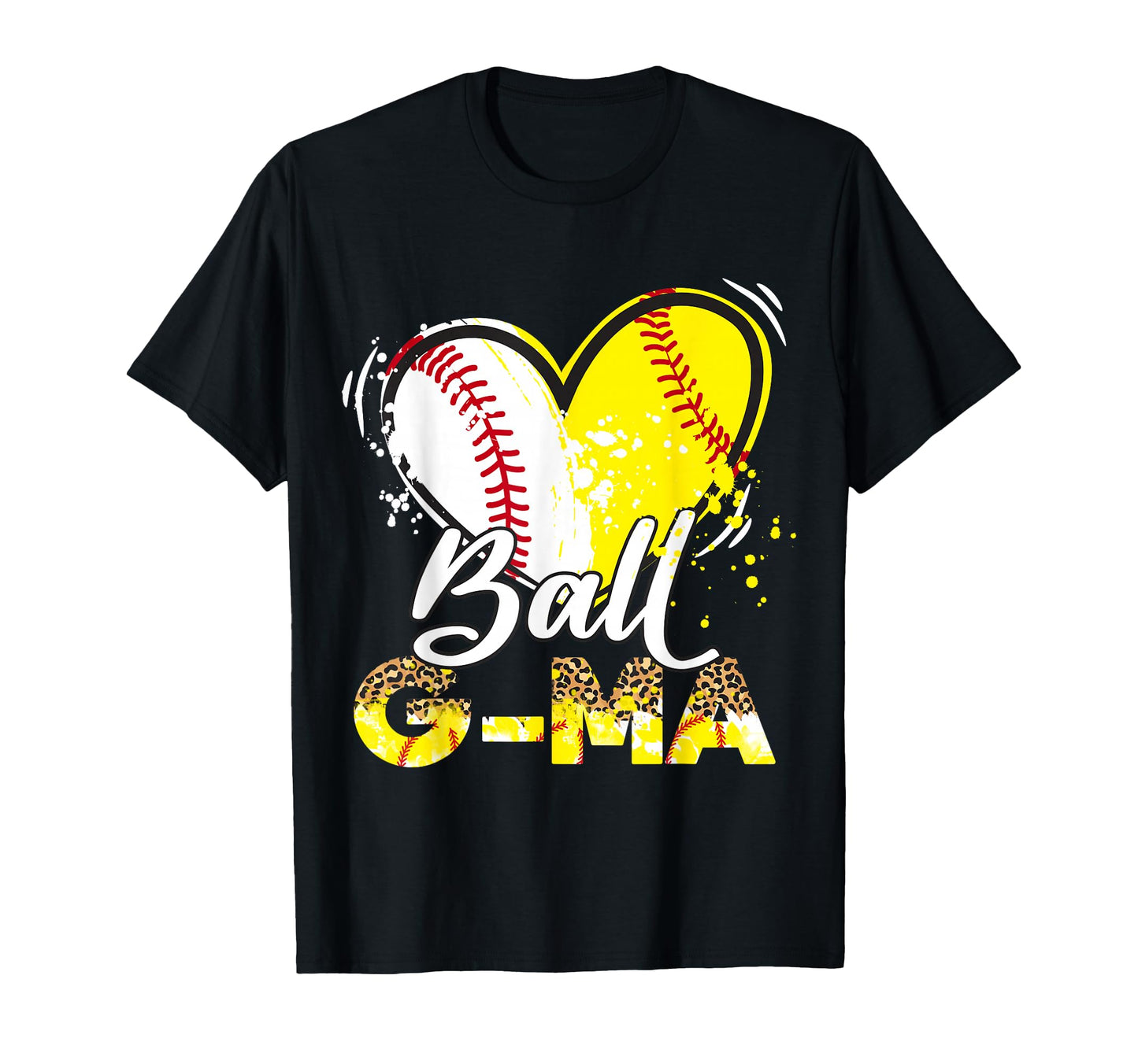 G Ma Both Baseball Softball Sport T-Shirt - Minimalist Print for Adults - T-Shirt, Sweatshirt, Hoodie