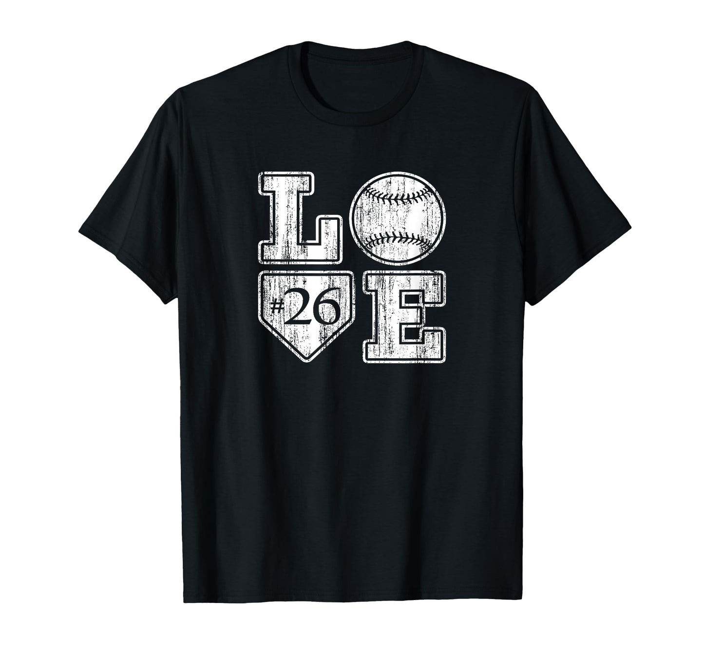 Love Baseball Softball Mom Distressed T-Shirt - Streetwear Style Men Women - T-Shirt, Sweatshirt, Hoodie