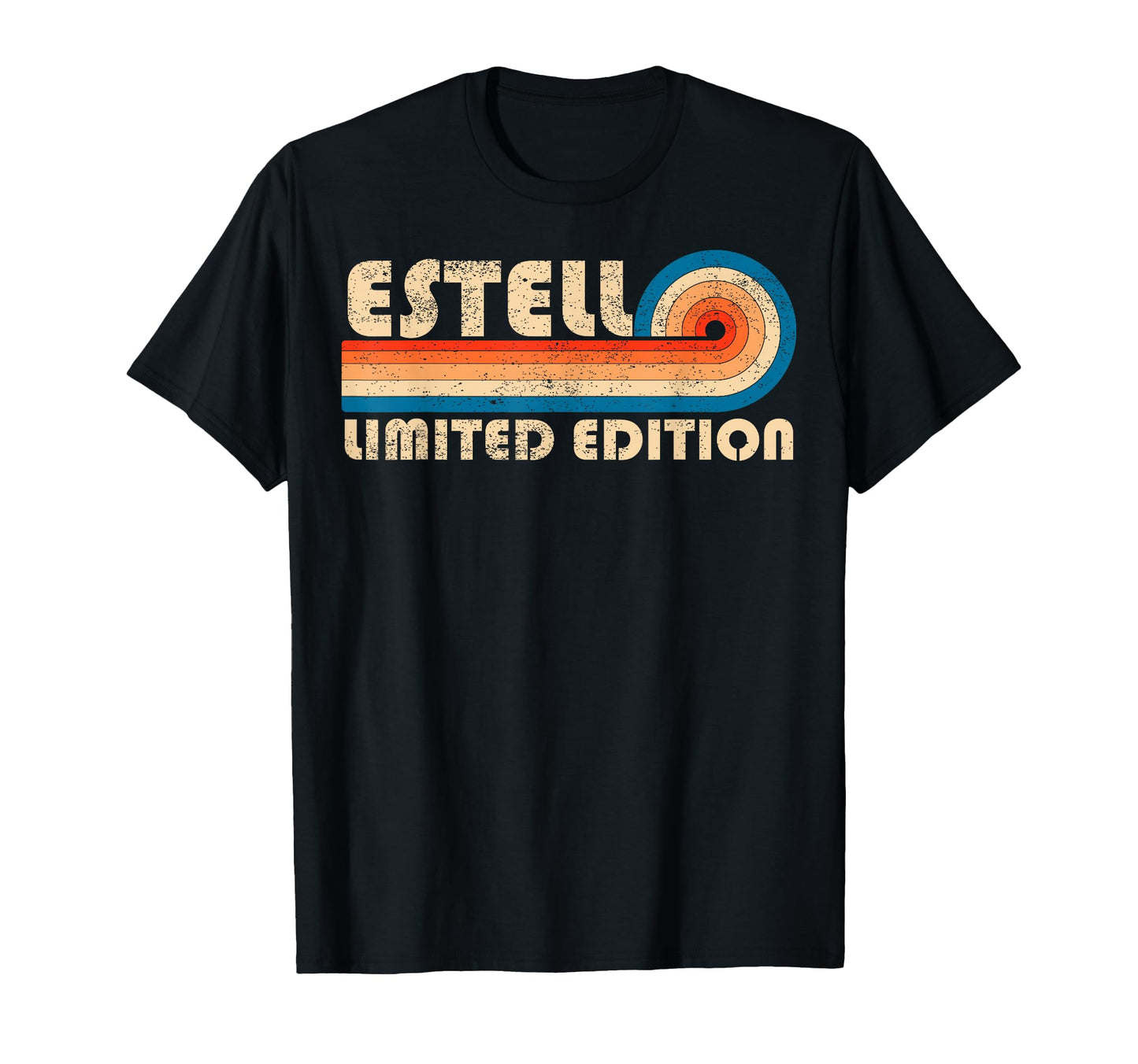 Estell 70S 80S Sunset Stripe T-Shirt - Graphic Print Men Women - T-Shirt, Sweatshirt, Hoodie