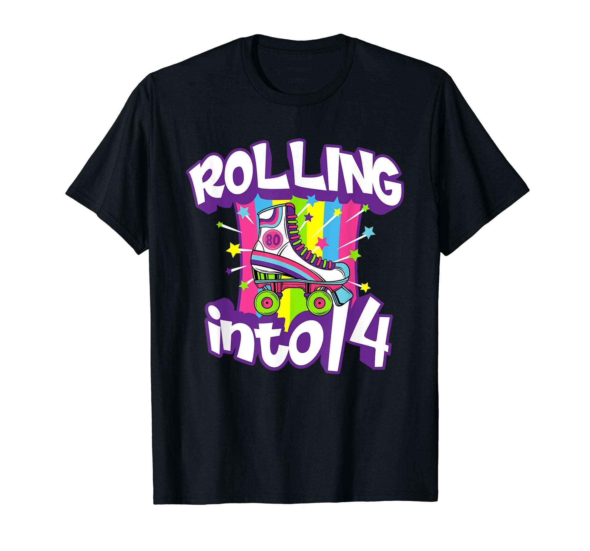 Roller Skates Funny 14Th Birthday T-Shirt - Casual Everyday Wear Men Women - T-Shirt, Sweatshirt, Hoodie