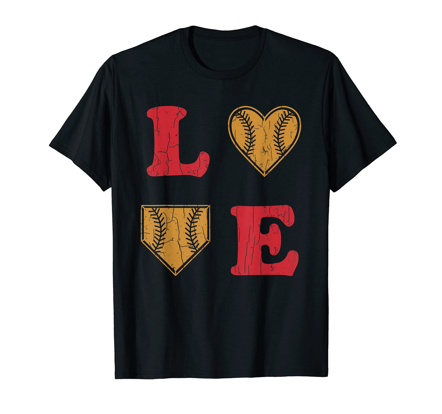 Love Baseball Funny Player Coach T-Shirt - Custom Art Print Men Women - T-Shirt, Sweatshirt, Hoodie