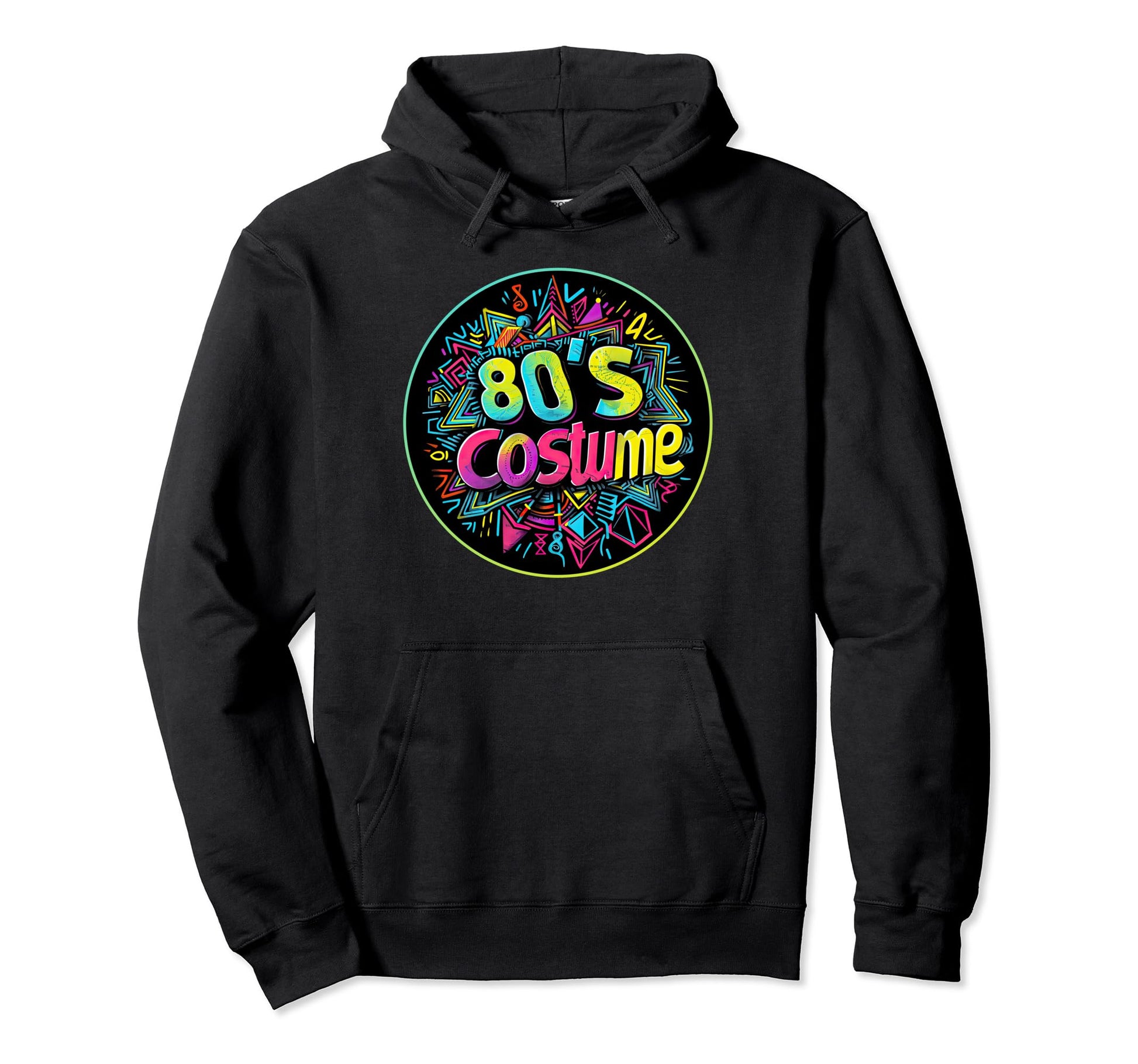 80S Costume Party Outfit Synthwave Hoodie - Fun Novelty Design Unisex - T-Shirt, Sweatshirt, Hoodie