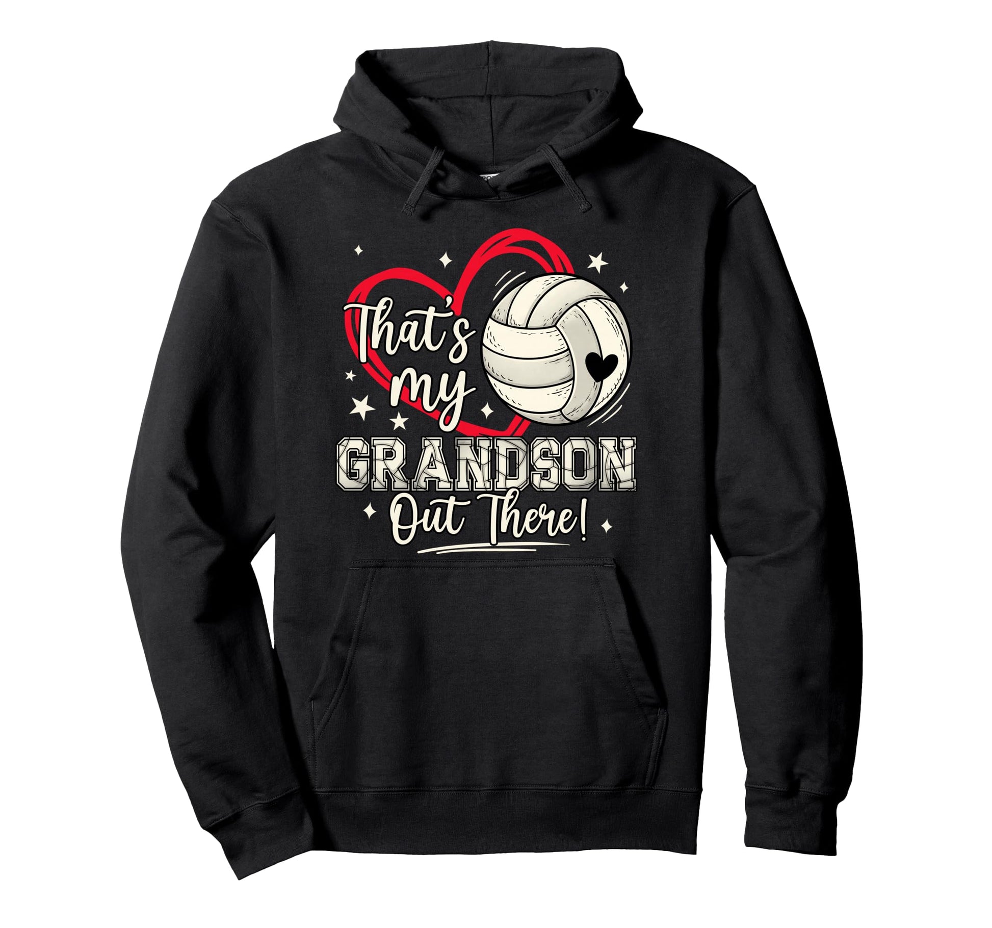 Thats My Grandson Out There Baseball Hoodie - Trendy Graphic Men Women - T-Shirt, Sweatshirt, Hoodie