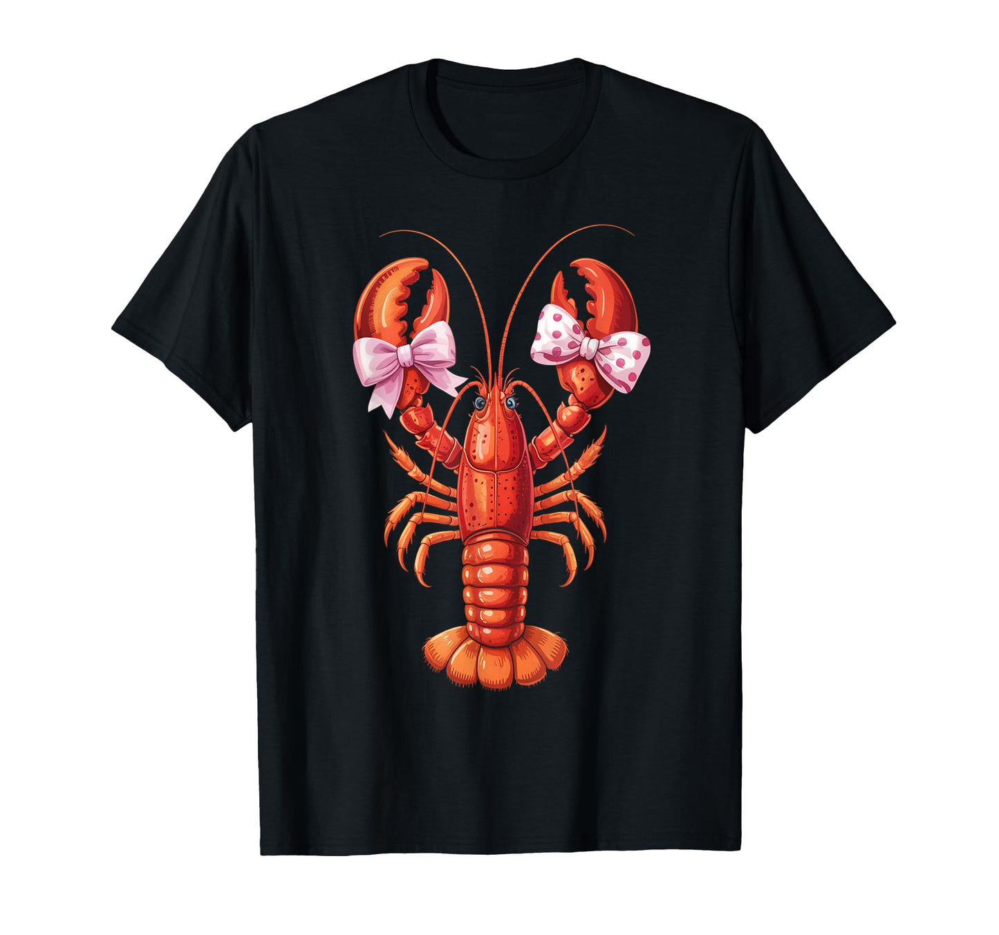 Coquette Bow Crawfish Y2K Aesthetic T-Shirt - Fun Novelty Design Unisex - T-Shirt, Sweatshirt, Hoodie
