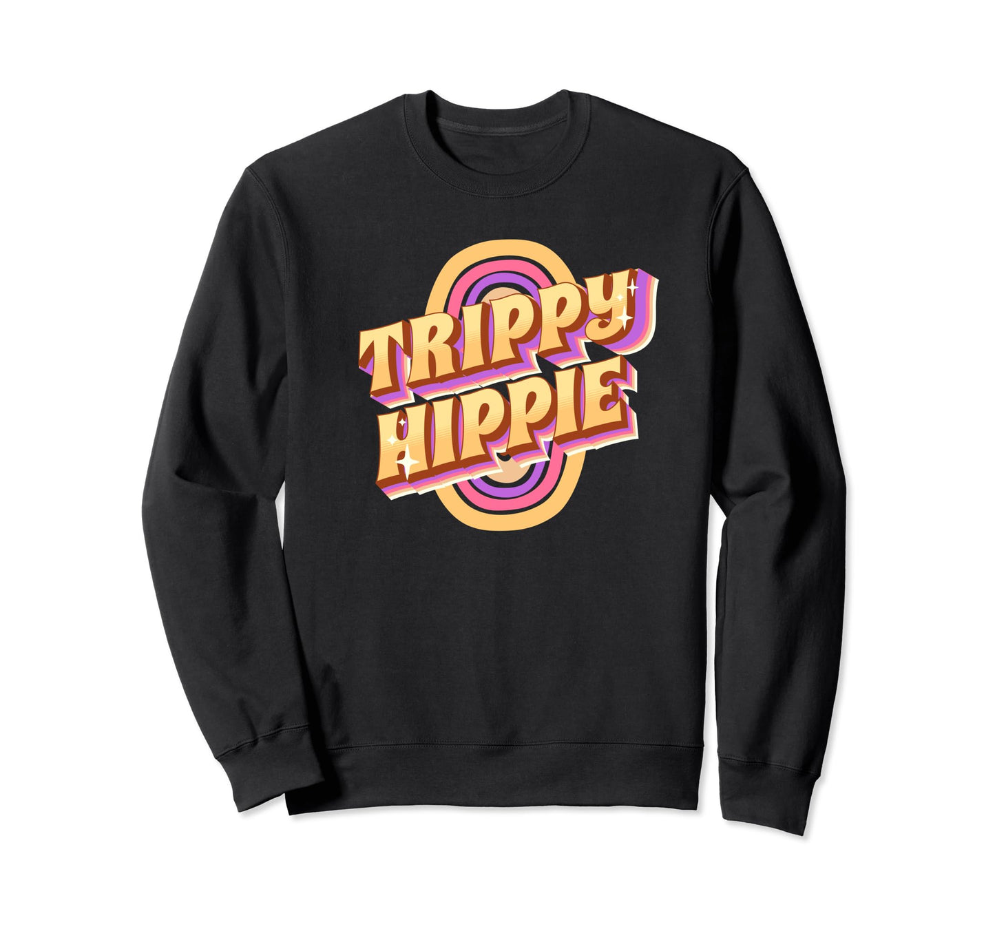 Peace And Love Psychedelic Trippy Sweatshirt - Streetwear Style Men Women - T-Shirt, Sweatshirt, Hoodie