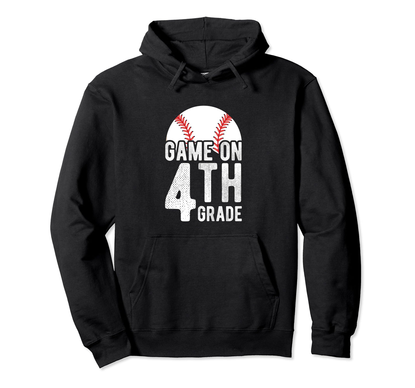 Game 4Th Grade Baseball School Student Hoodie - Minimalist Print Unisex - T-Shirt, Sweatshirt, Hoodie