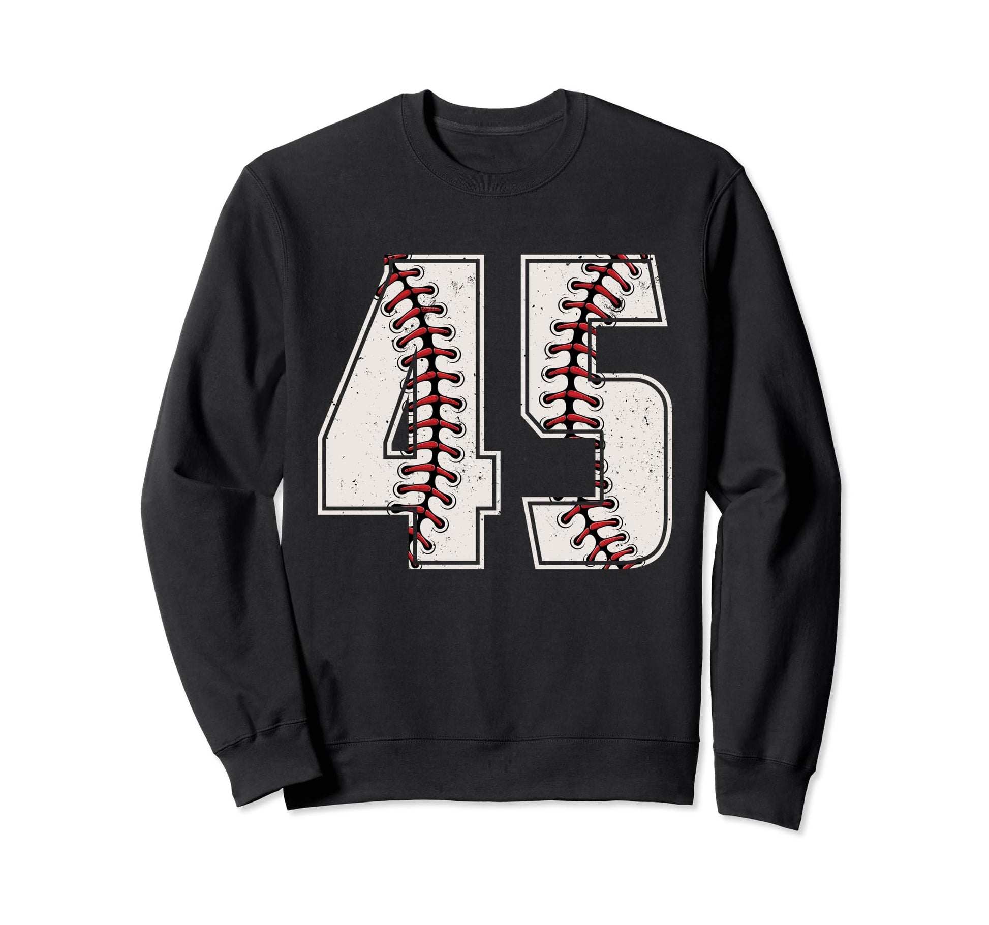 Baseball Player Number 45 Forty Sweatshirt - Casual Everyday Wear Unisex - T-Shirt, Sweatshirt, Hoodie