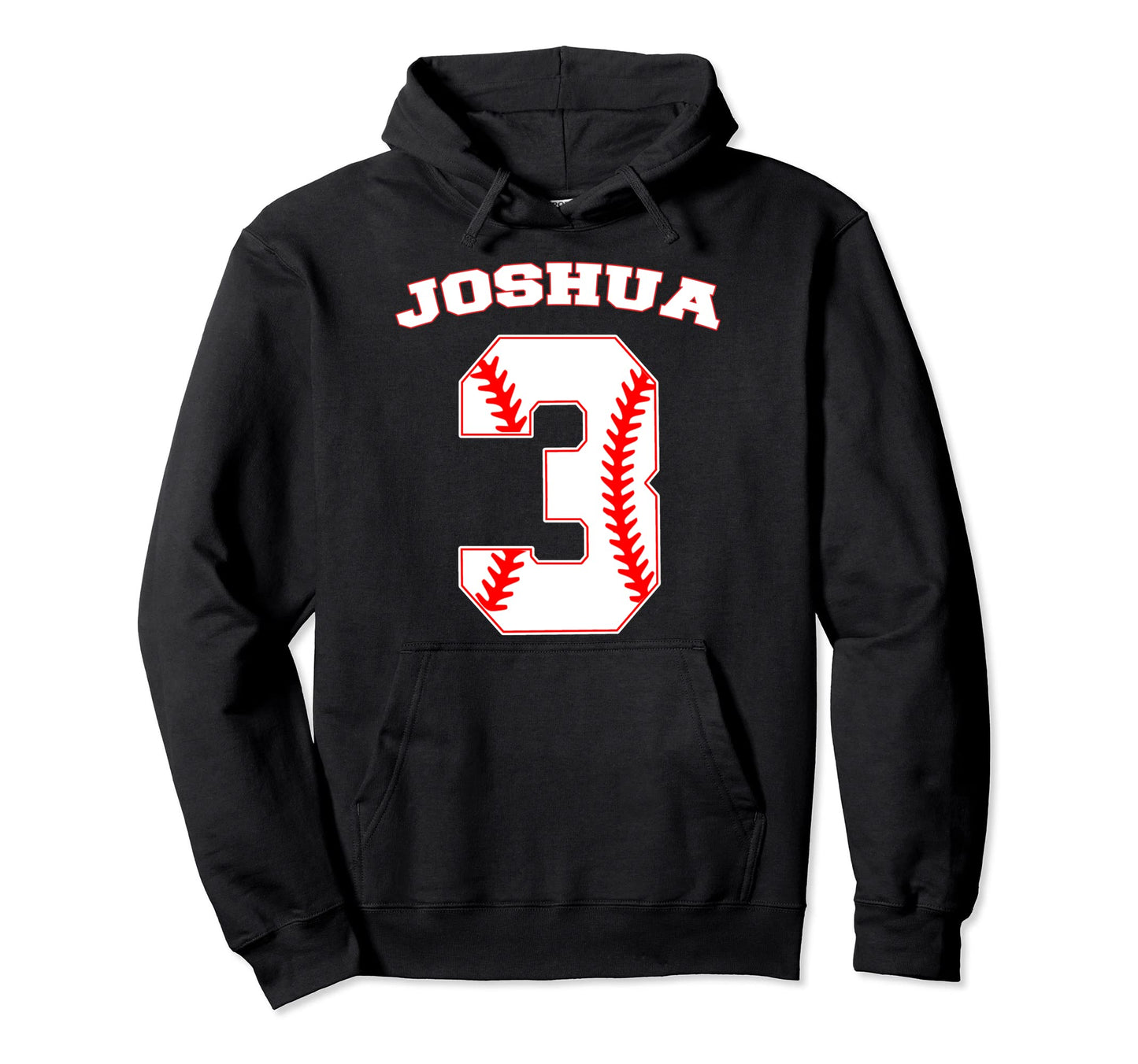 Joshua Baseball Name Three Years 3Rd Hoodie - Trendy Graphic Unisex - T-Shirt, Sweatshirt, Hoodie
