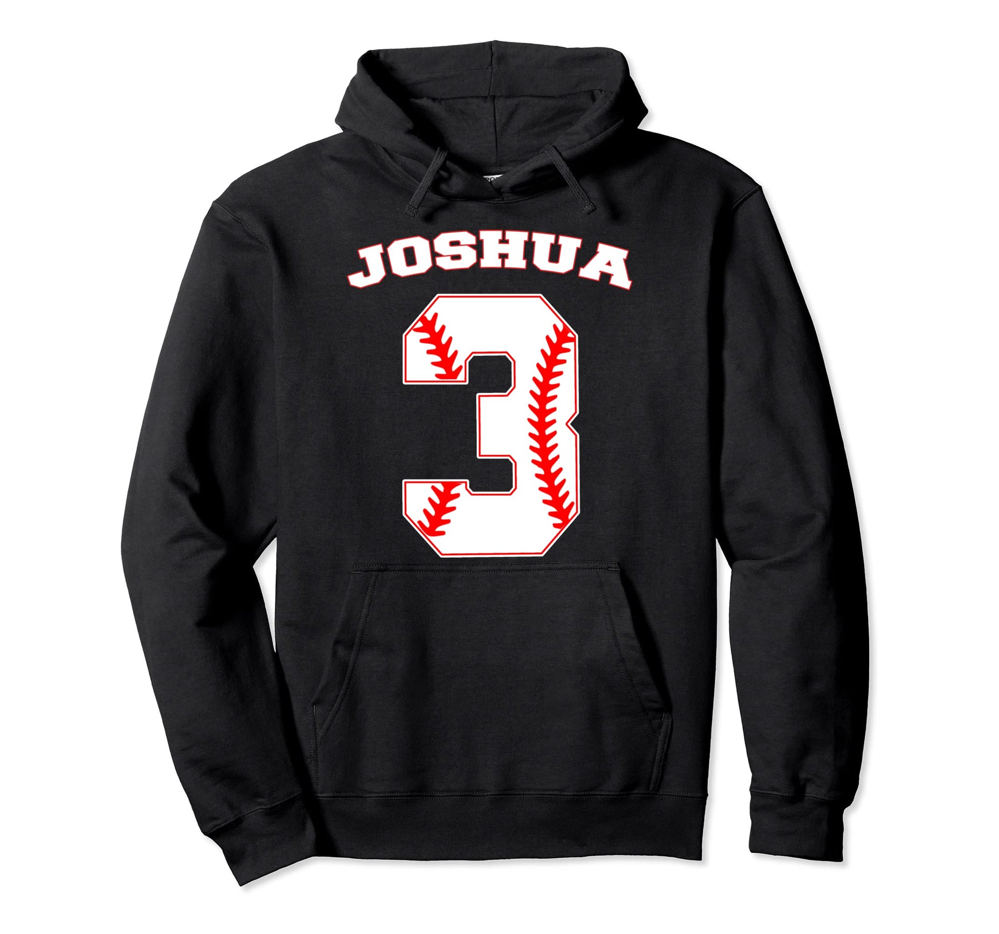 Joshua Baseball Name Three Years 3Rd Hoodie - Trendy Graphic Unisex - T-Shirt, Sweatshirt, Hoodie