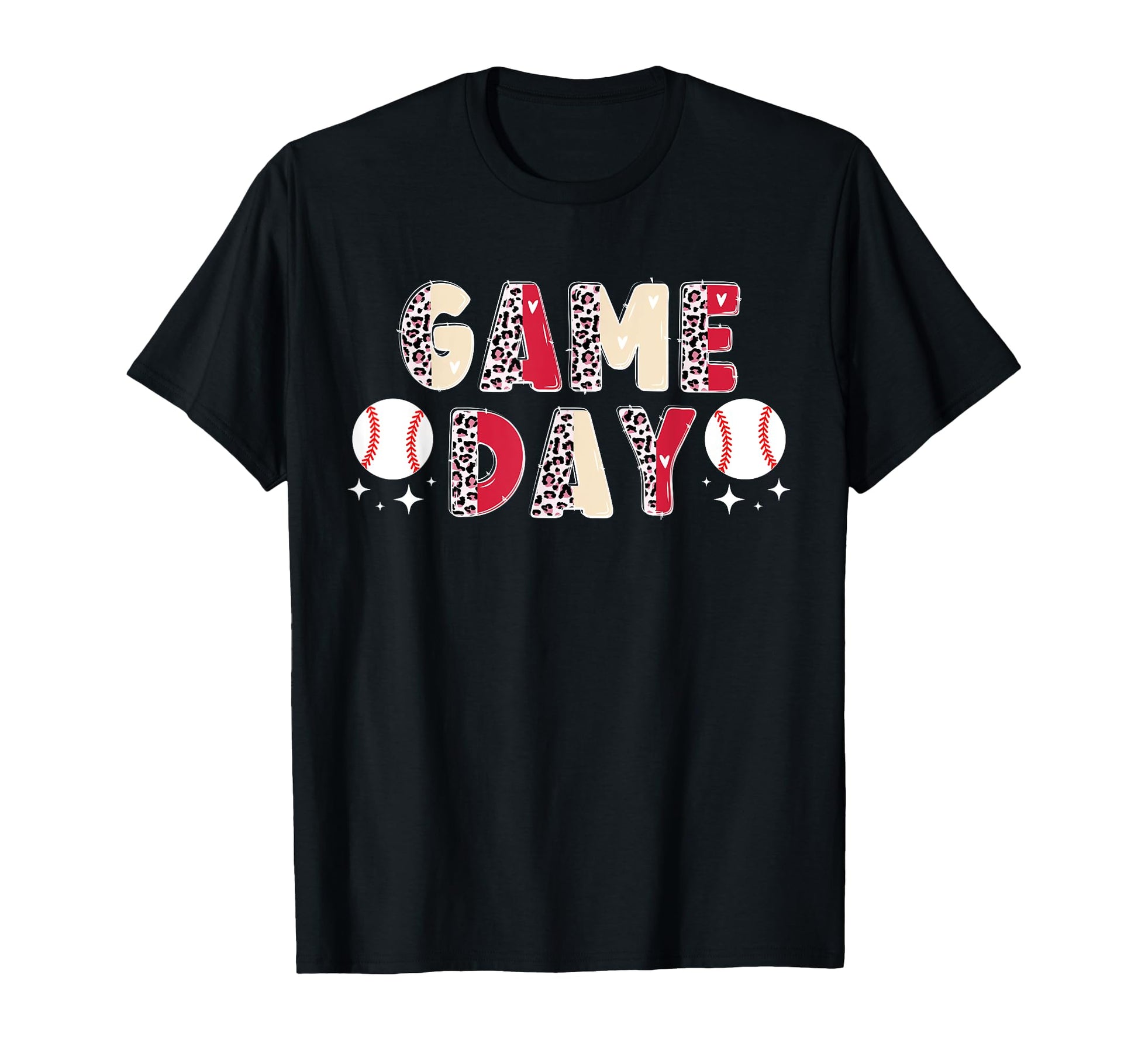 Game Day Baseball Leopard Baseball Game T-Shirt - Streetwear Style Unisex - T-Shirt, Sweatshirt, Hoodie