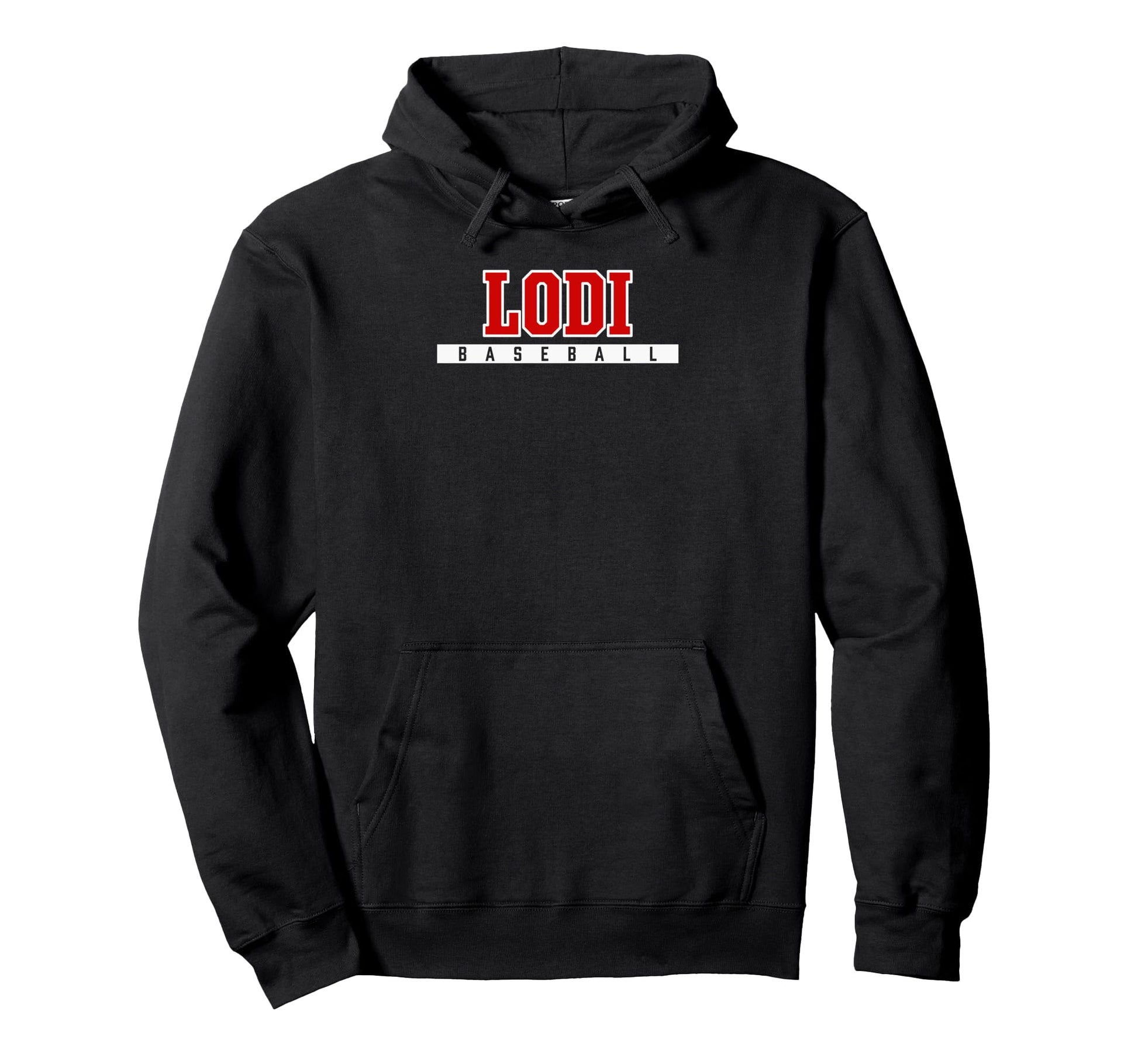 Lodi High School Baseball Hoodie - Casual Everyday Wear Unisex - T-Shirt, Sweatshirt, Hoodie