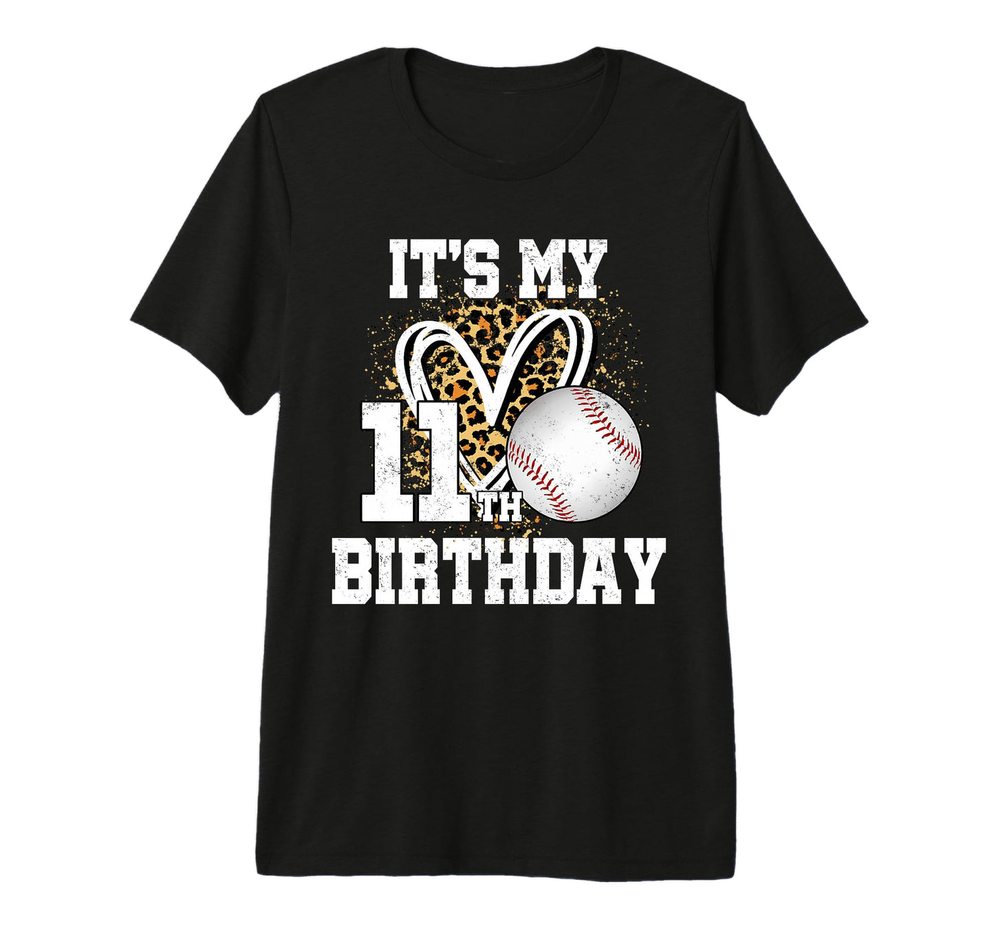 Its My 11Th Birthday Baseball 11 Year Old T-Shirt - Trendy Graphic Unisex - T-Shirt, Sweatshirt, Hoodie